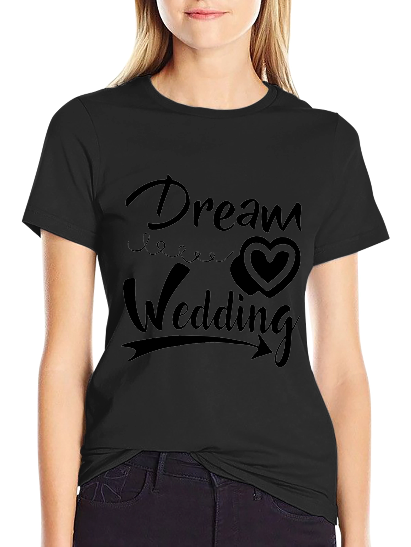 Dream Wedding Black T-Shirt