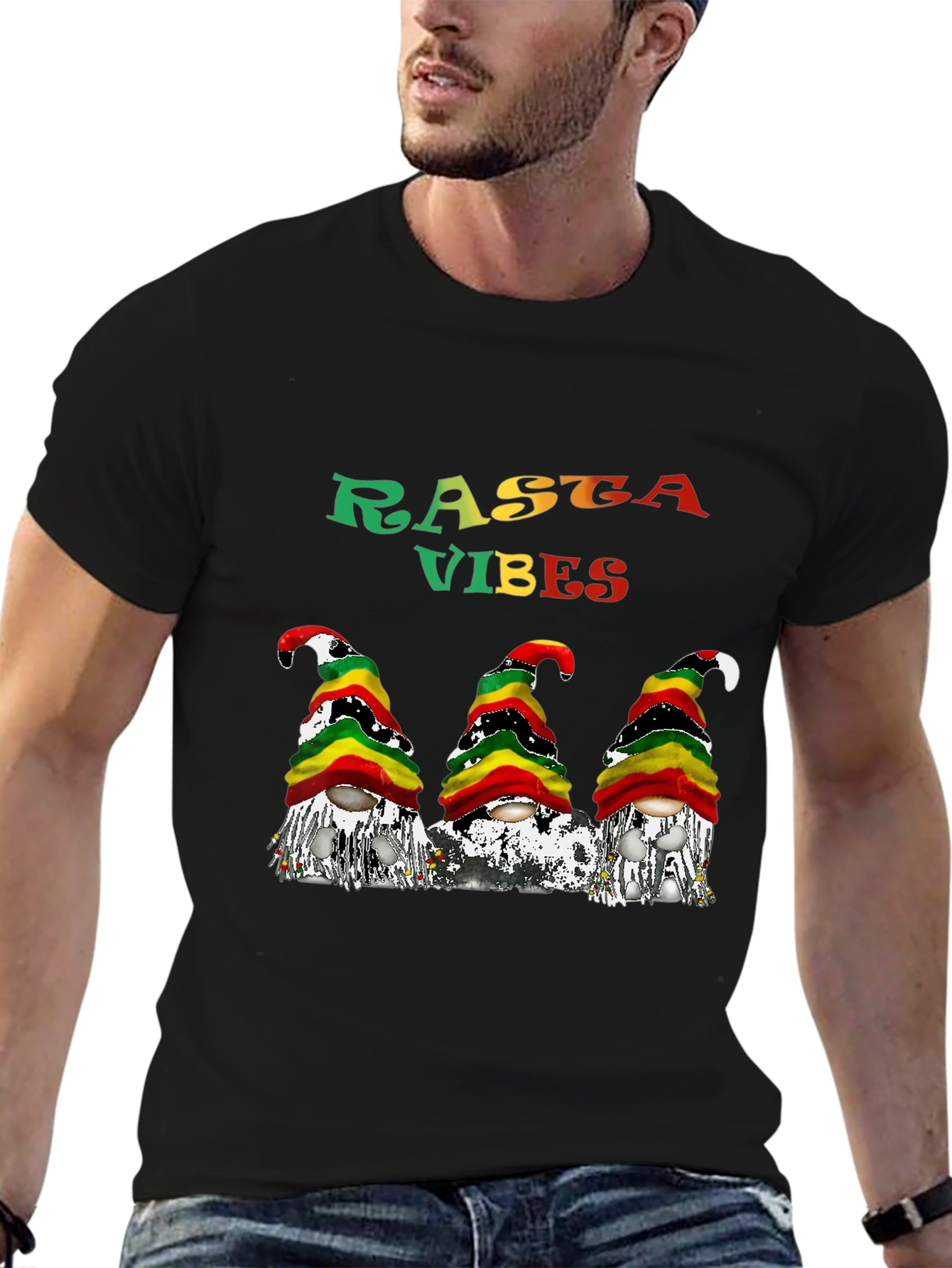 Rasta Vibes Gnome T-Shirt