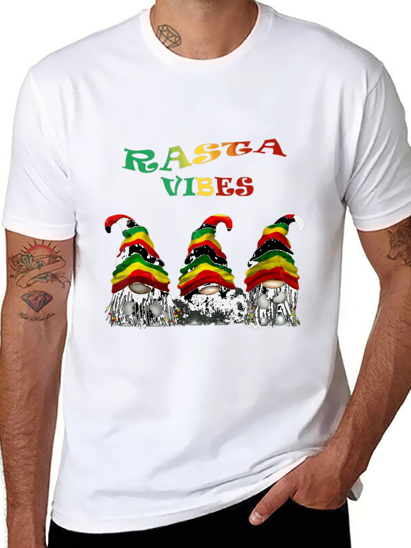 Rasta Vibes Gnome T-Shirt