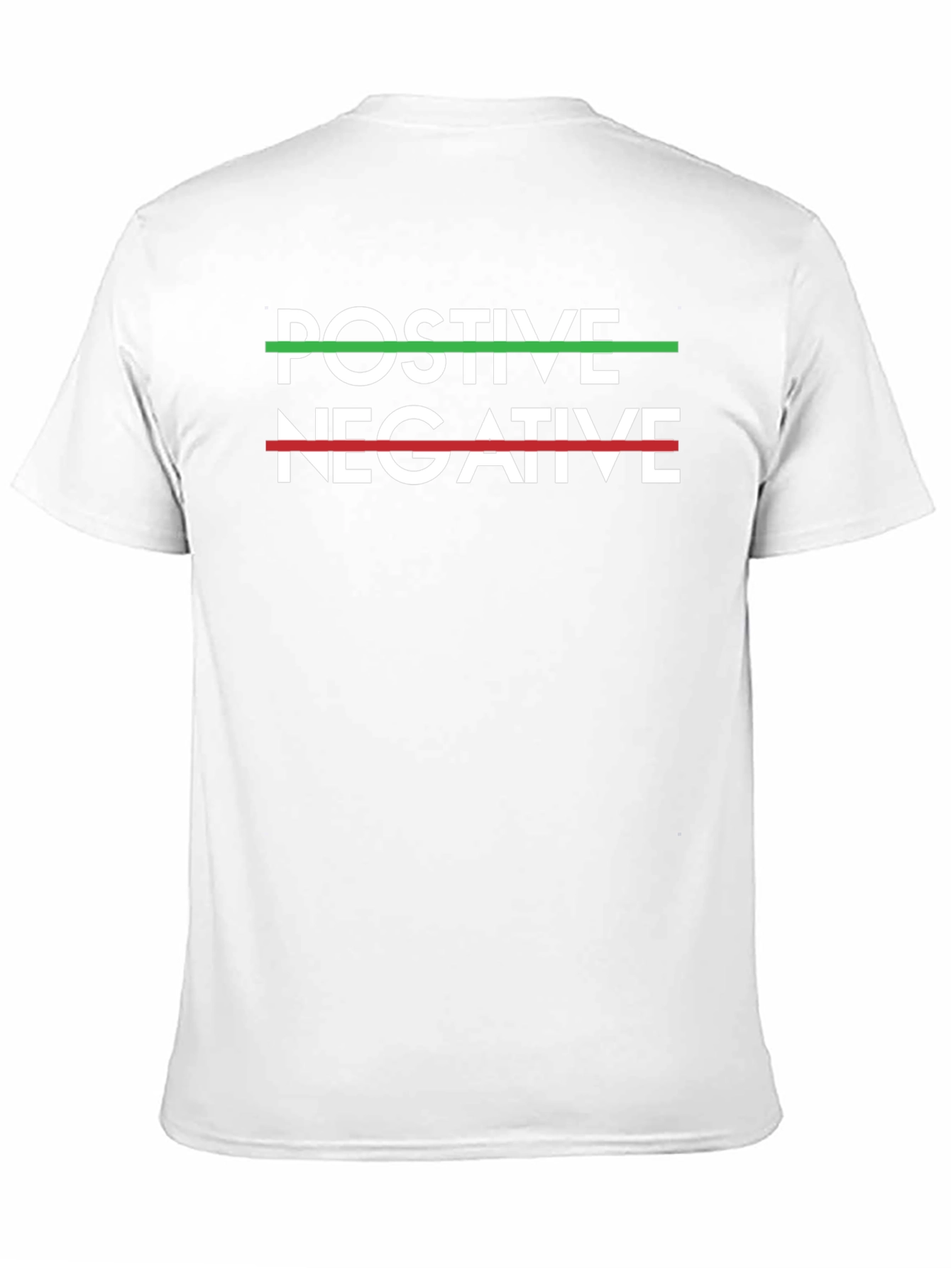 Positive Negative T-Shirt - Crew Neck Tee