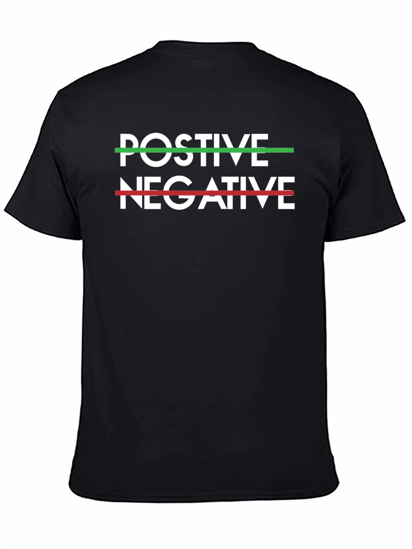 Positive Negative T-Shirt - Crew Neck Tee