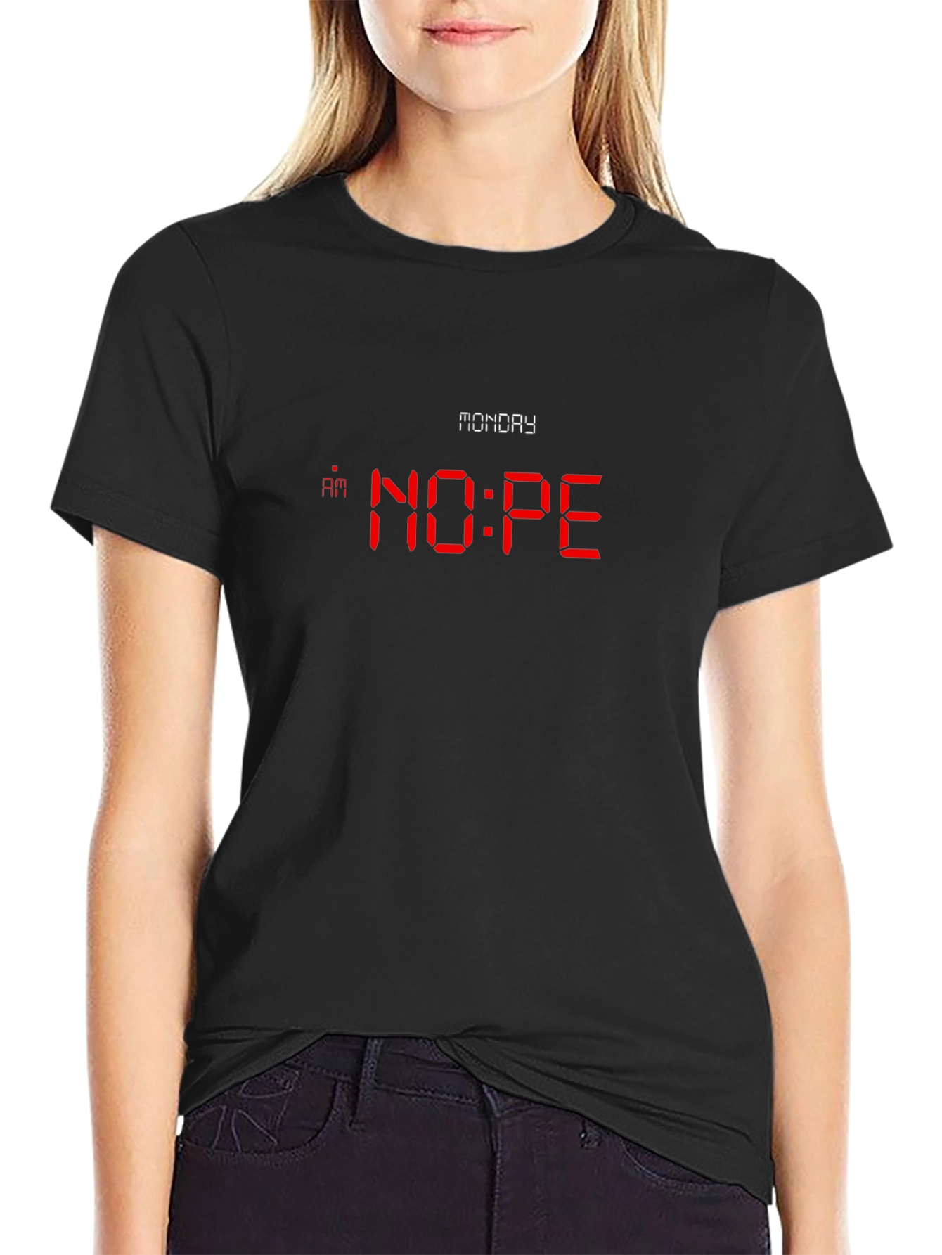 Monday NOPE T-Shirt - Funny Graphic Tee