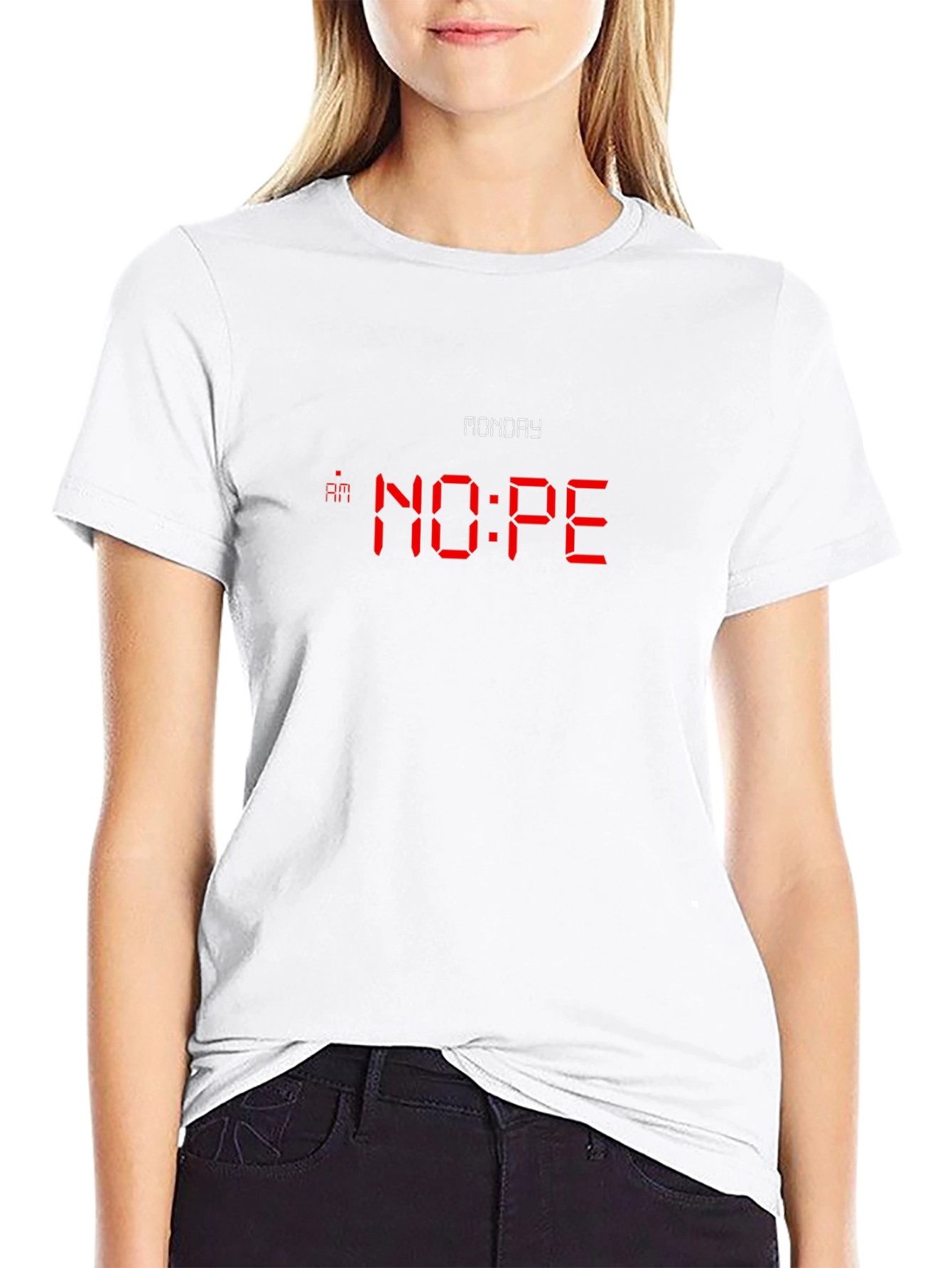 Monday NOPE T-Shirt - Funny Graphic Tee