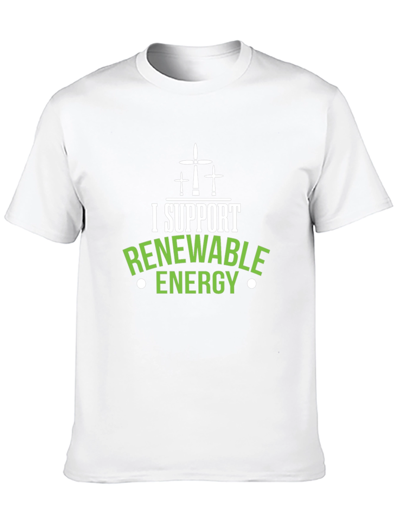 I Support Renewable Energy Graphic Tee