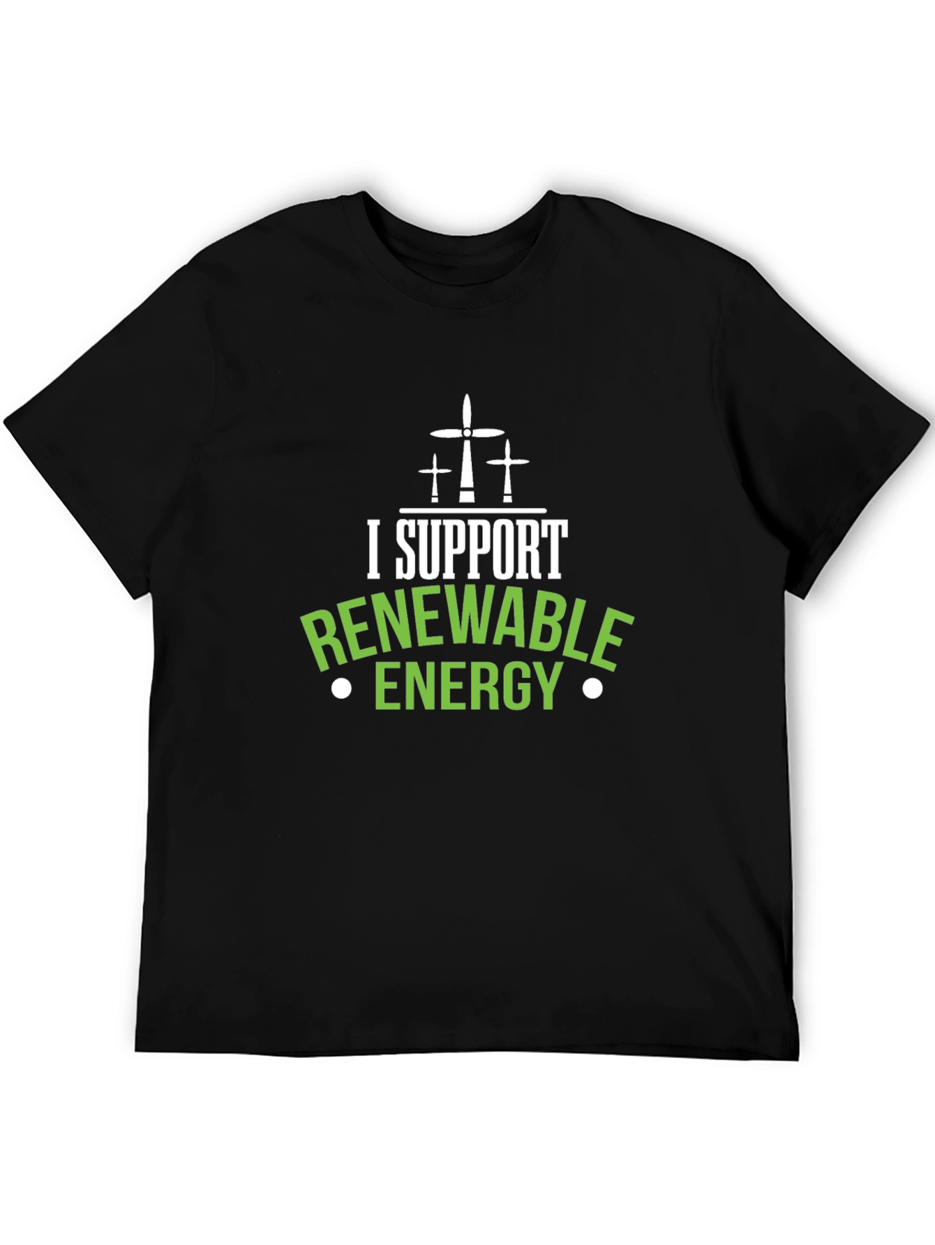 I Support Renewable Energy Graphic Tee