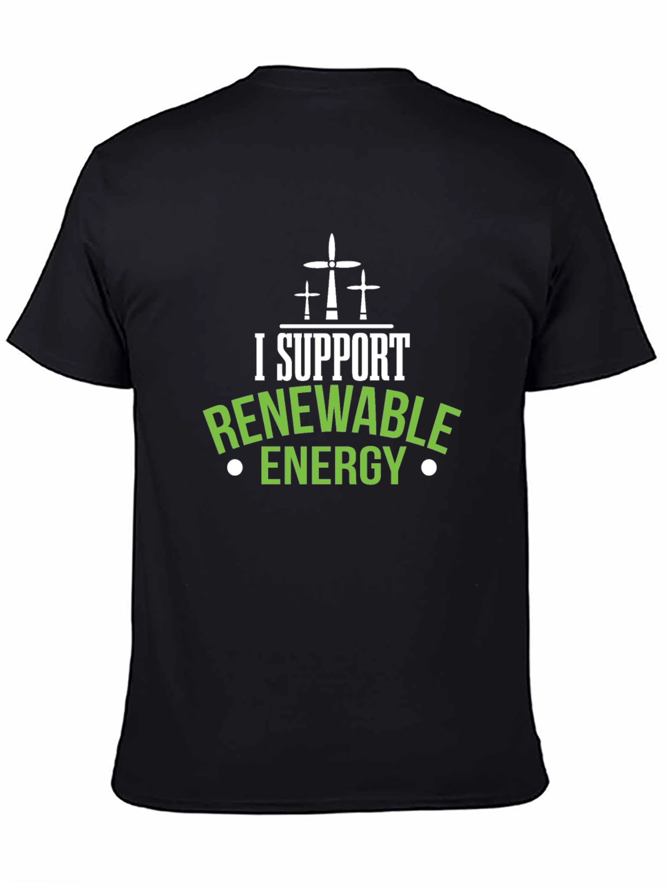 I Support Renewable Energy Graphic Tee