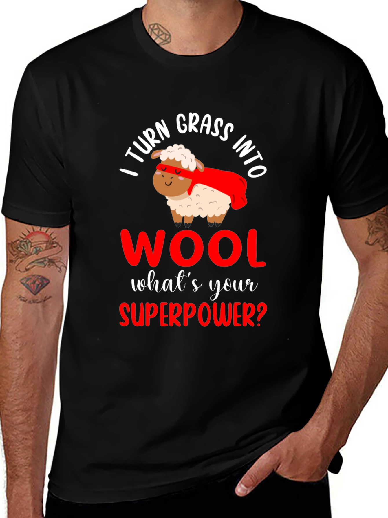 I Turn Grass Into Wool T-Shirt