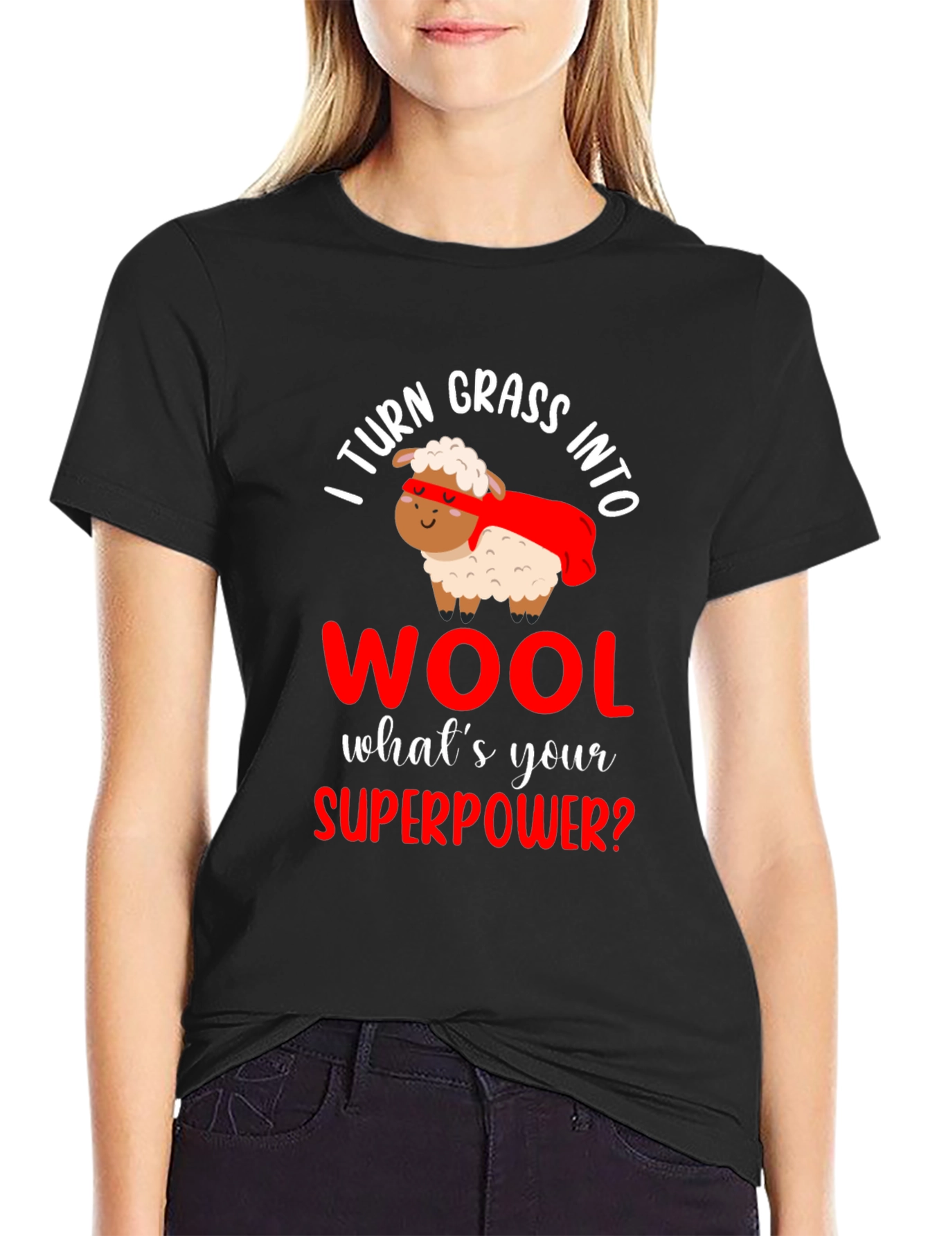 I Turn Grass Into Wool T-Shirt