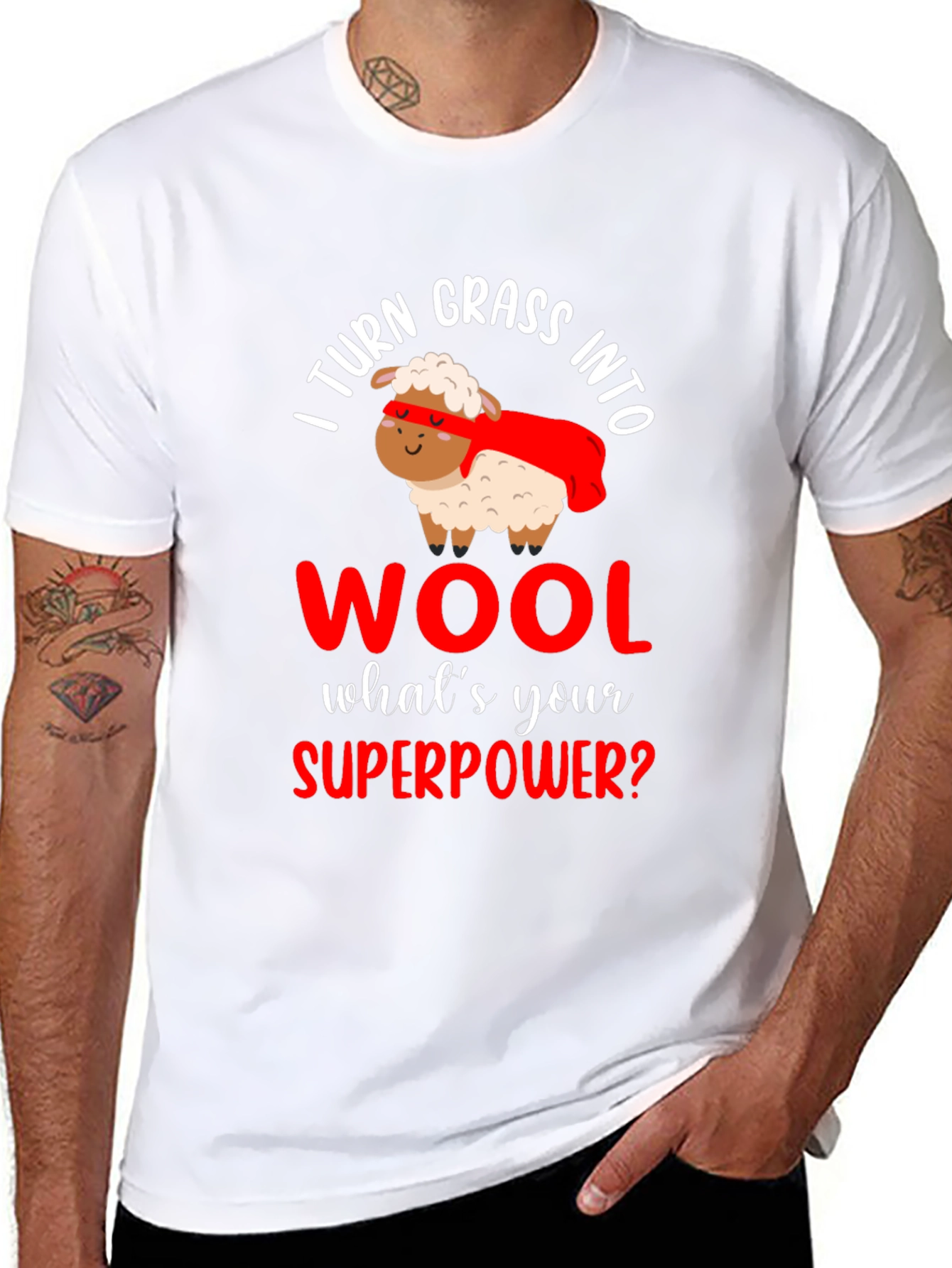 I Turn Grass Into Wool T-Shirt