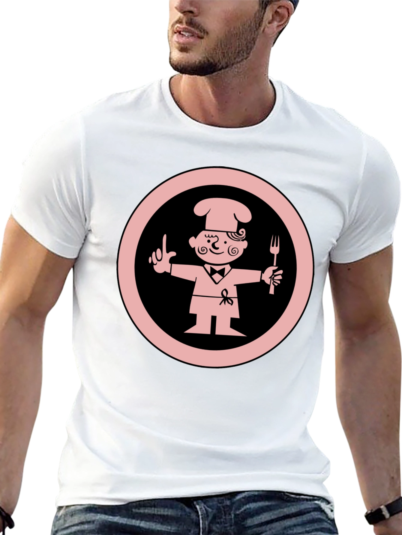 Chef Graphic Tee - Retro Kitchen Humor