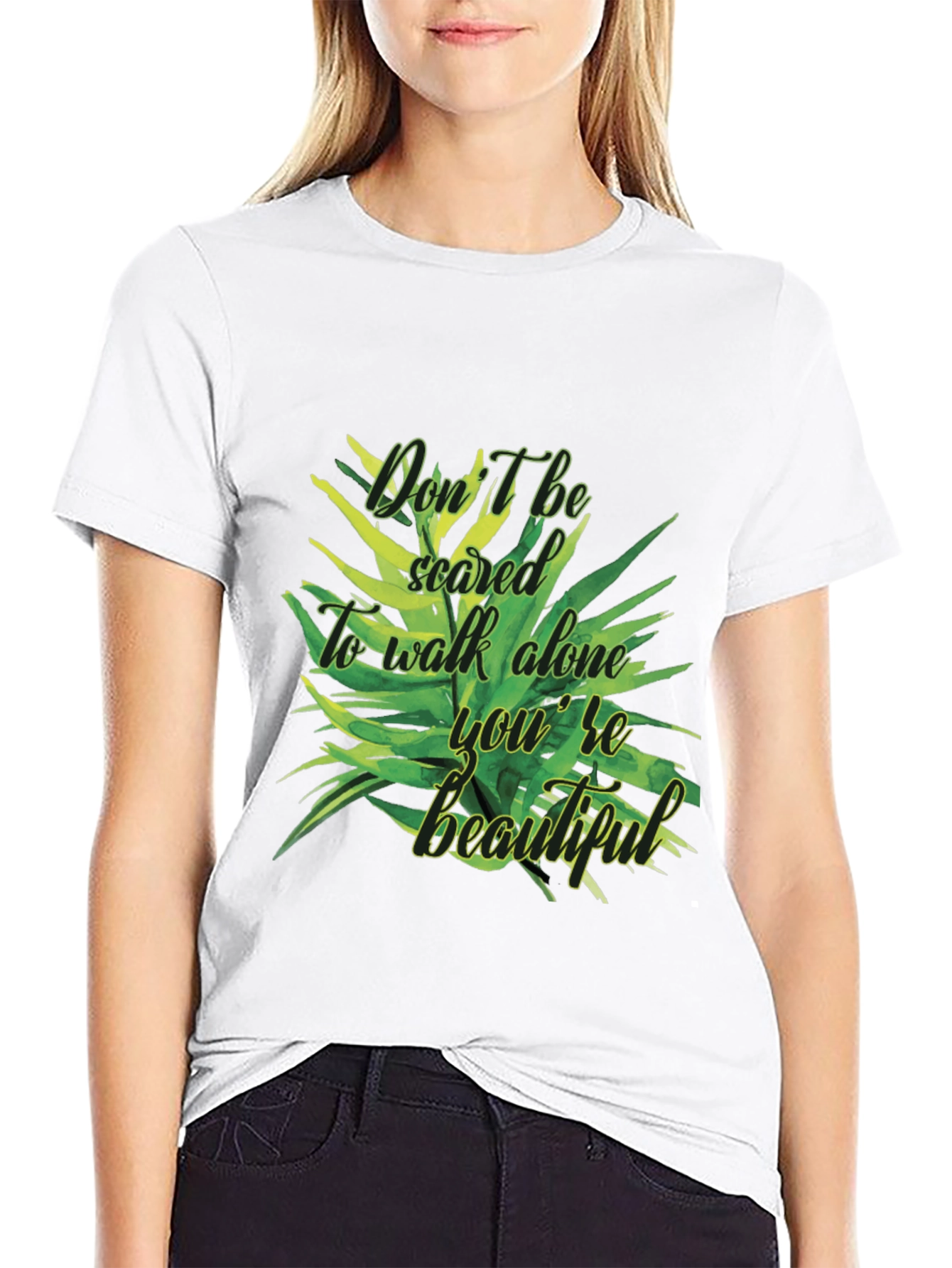 Inspirational Dont Be Scared Graphic T-Shirt