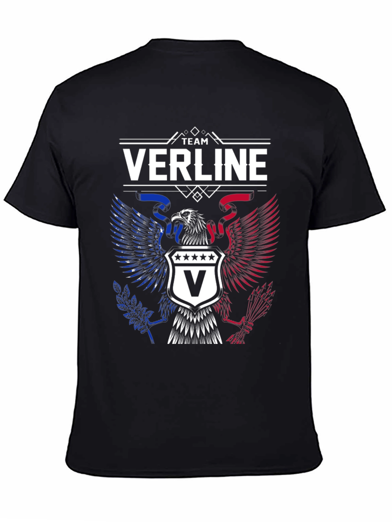 Team Verline Eagle Crest Graphic T-Shirt