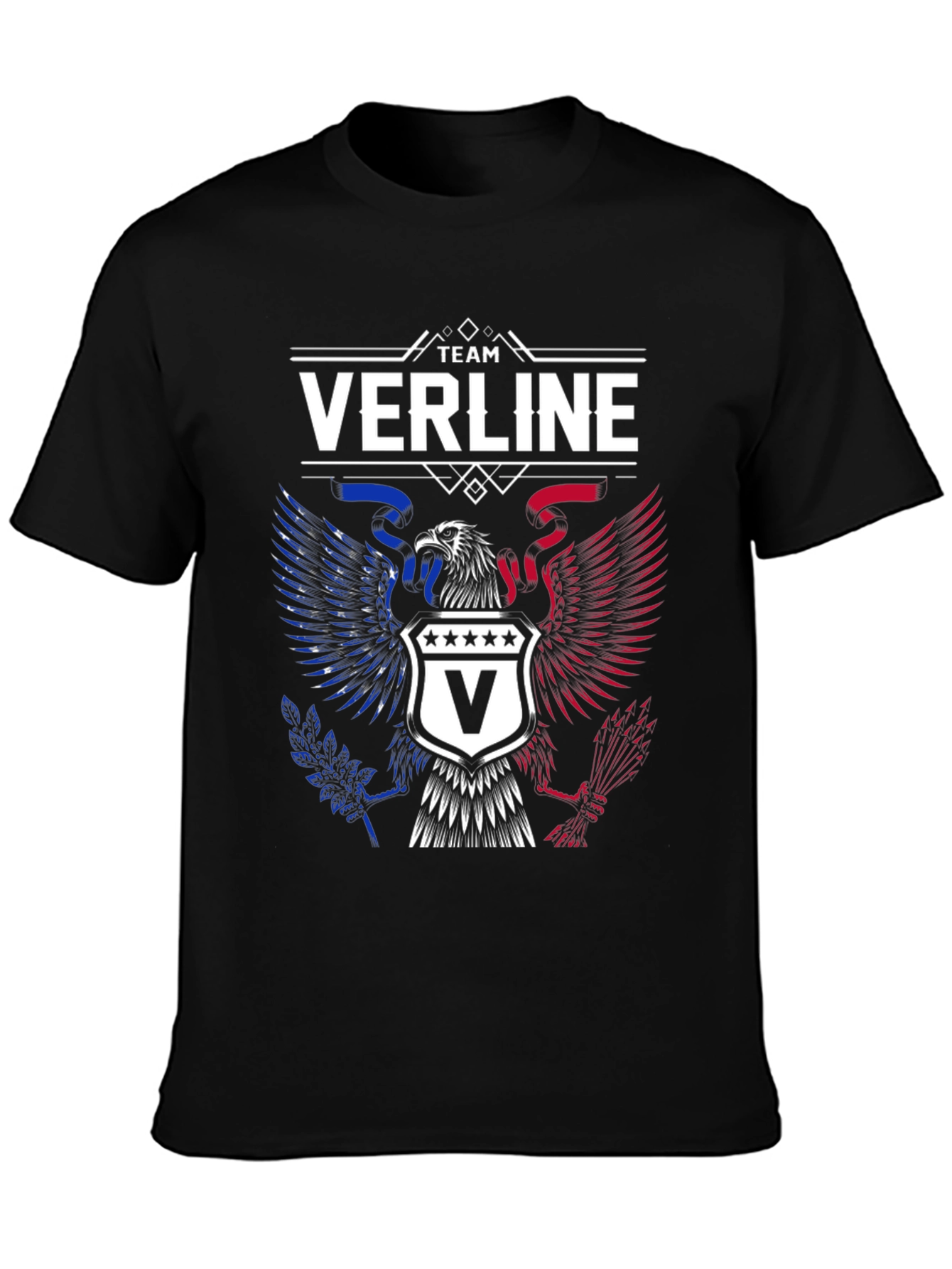 Team Verline Eagle Crest Graphic T-Shirt