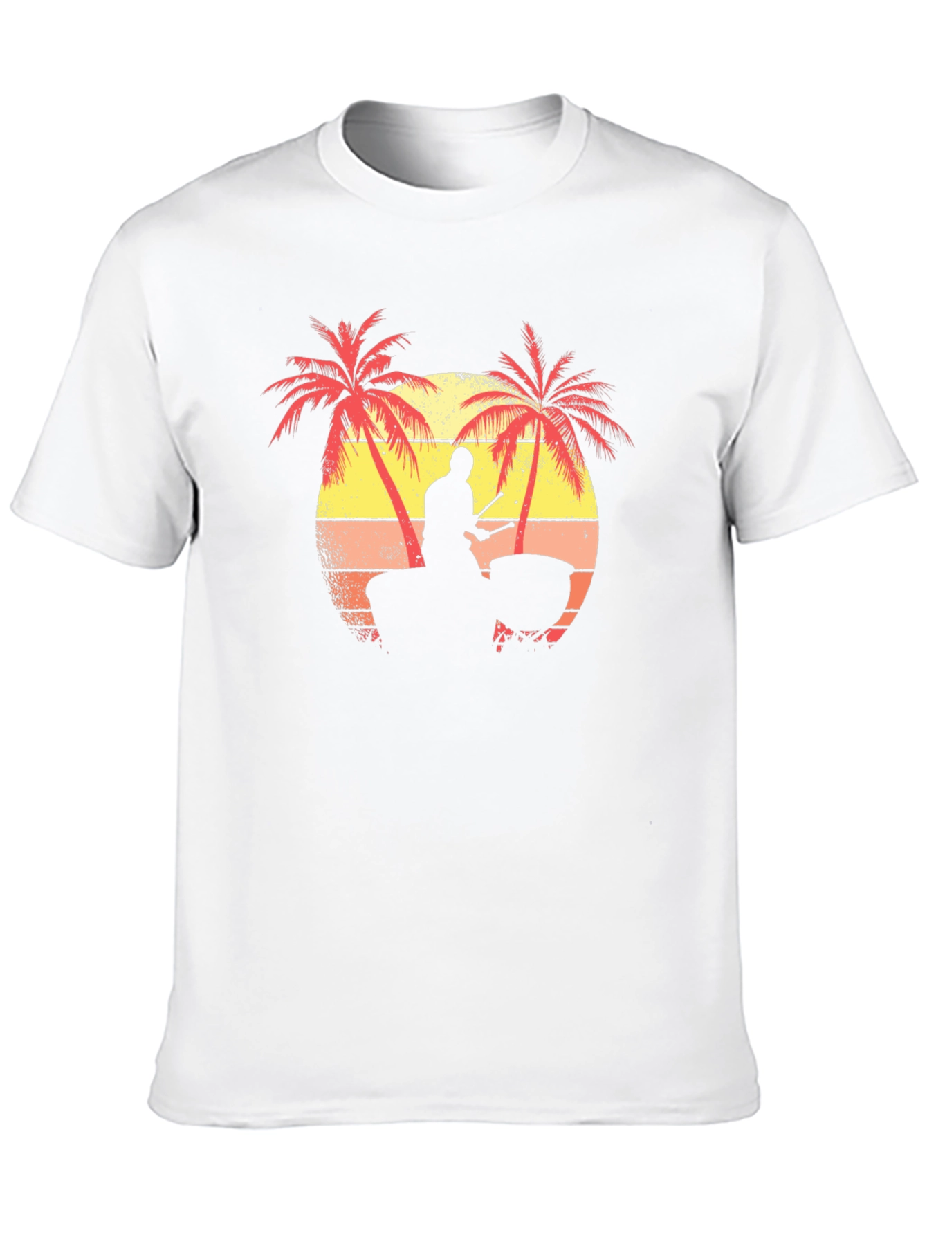 Tropical Sunset Steel Drum T-Shirt