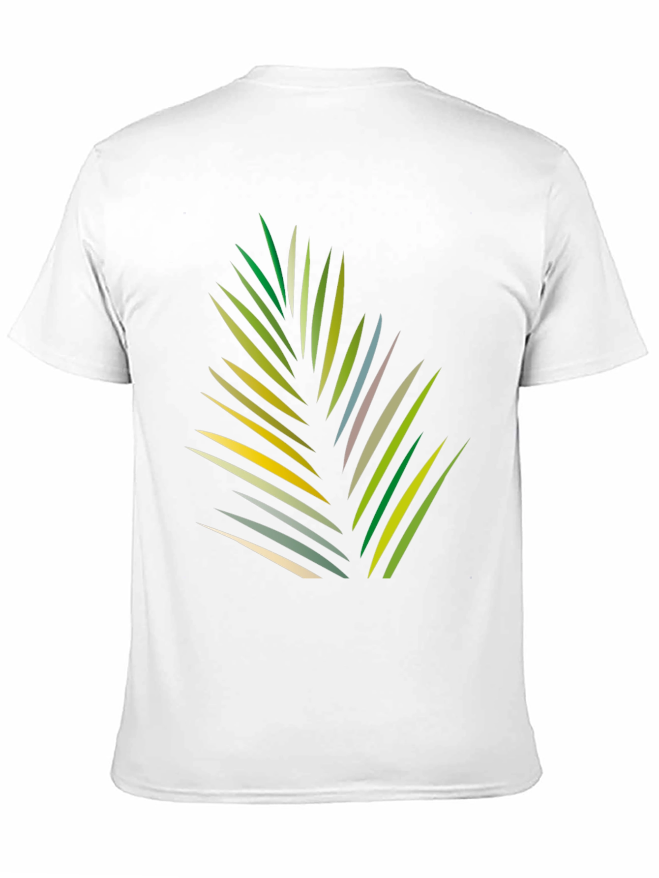 Tropical Leaf Graphic Black T-Shirt