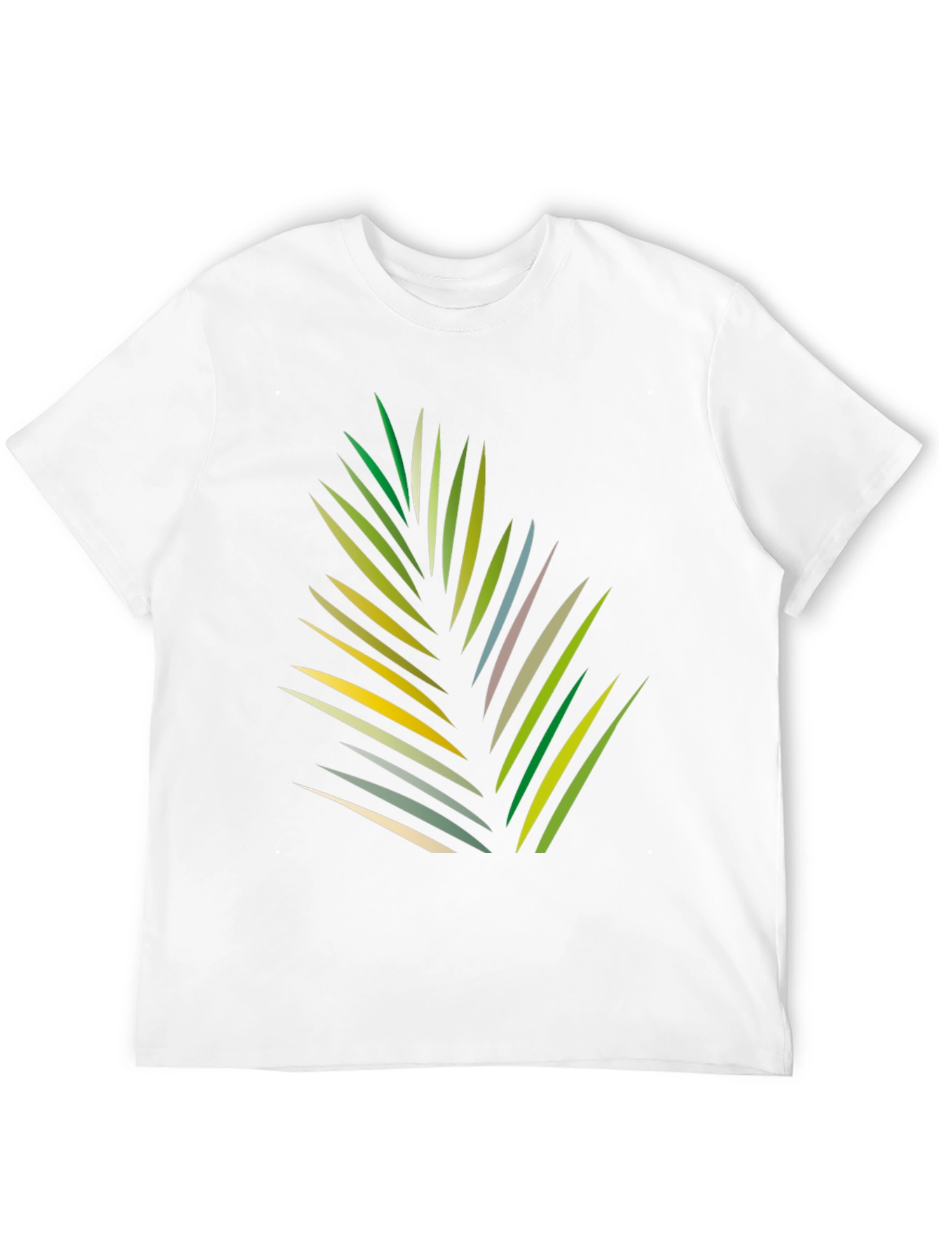 Tropical Leaf Graphic Black T-Shirt