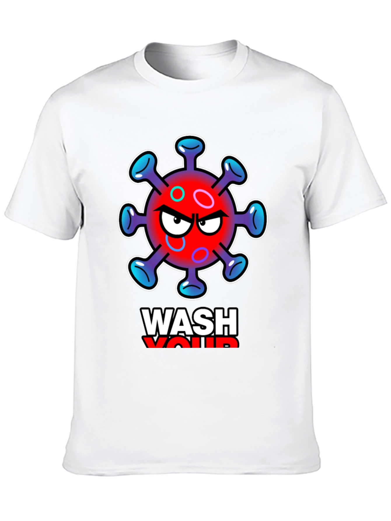Wash Your Hands Black Graphic Tee