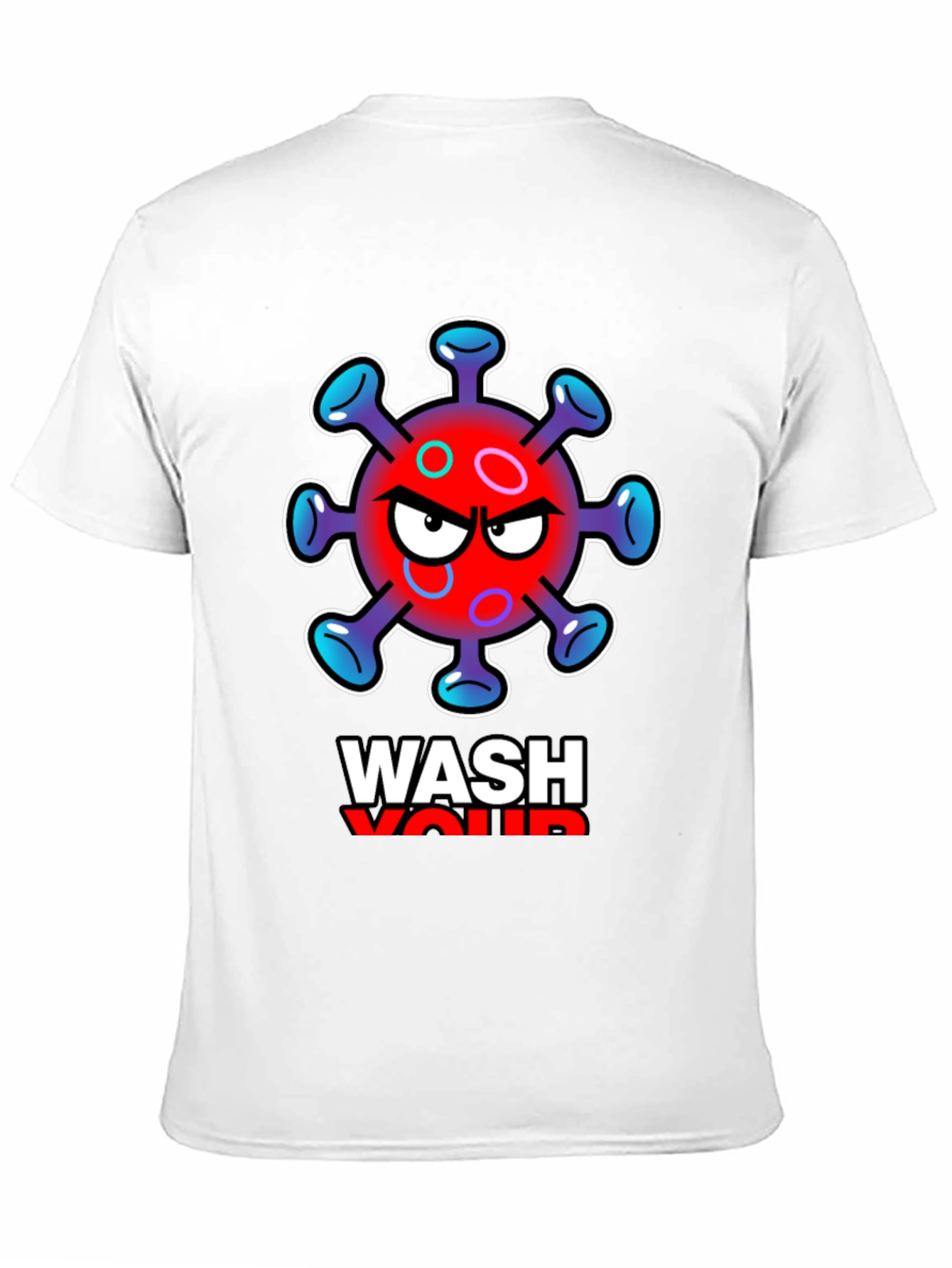 Wash Your Hands Black Graphic Tee