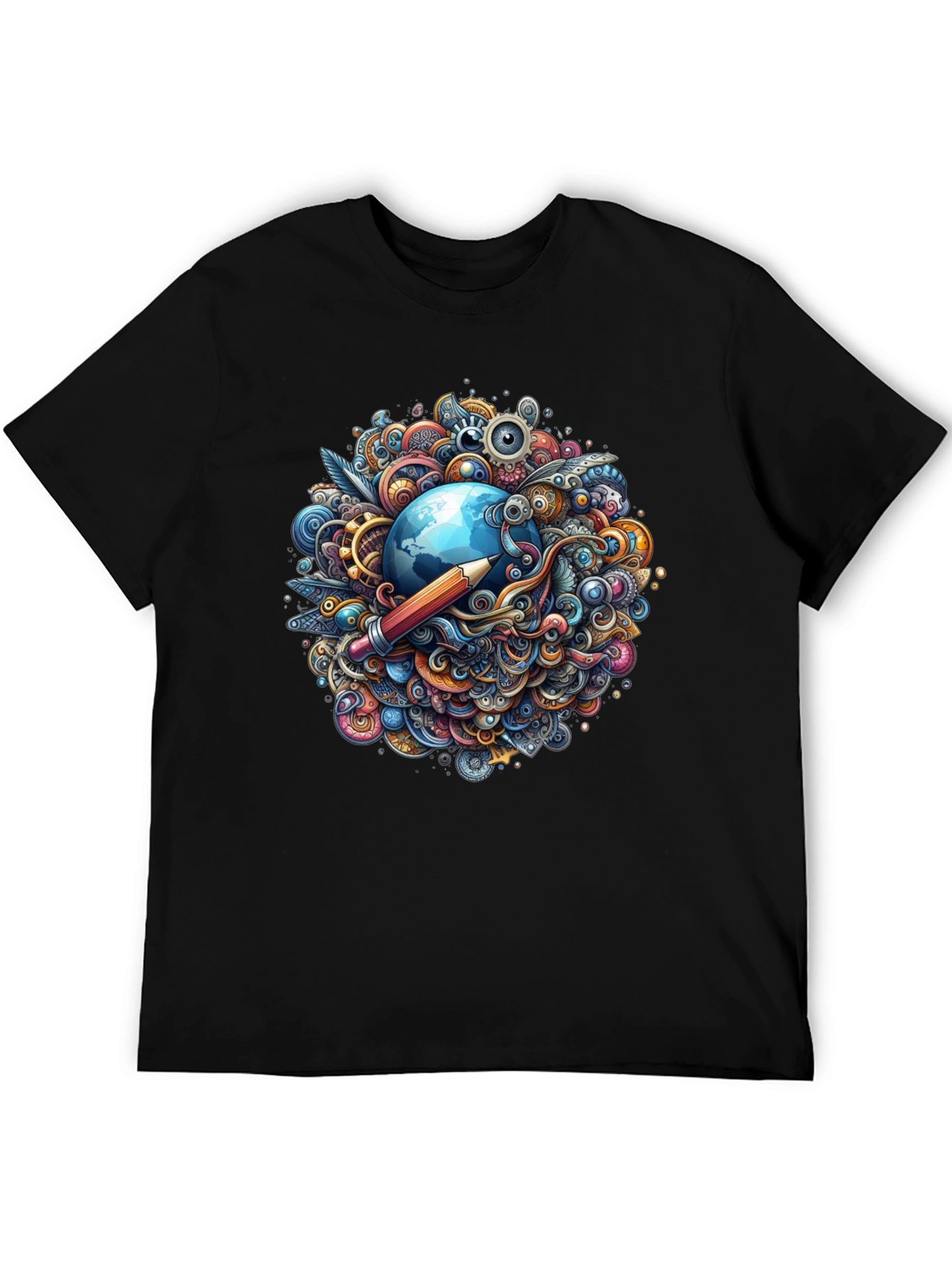 Creative World Black T-Shirt