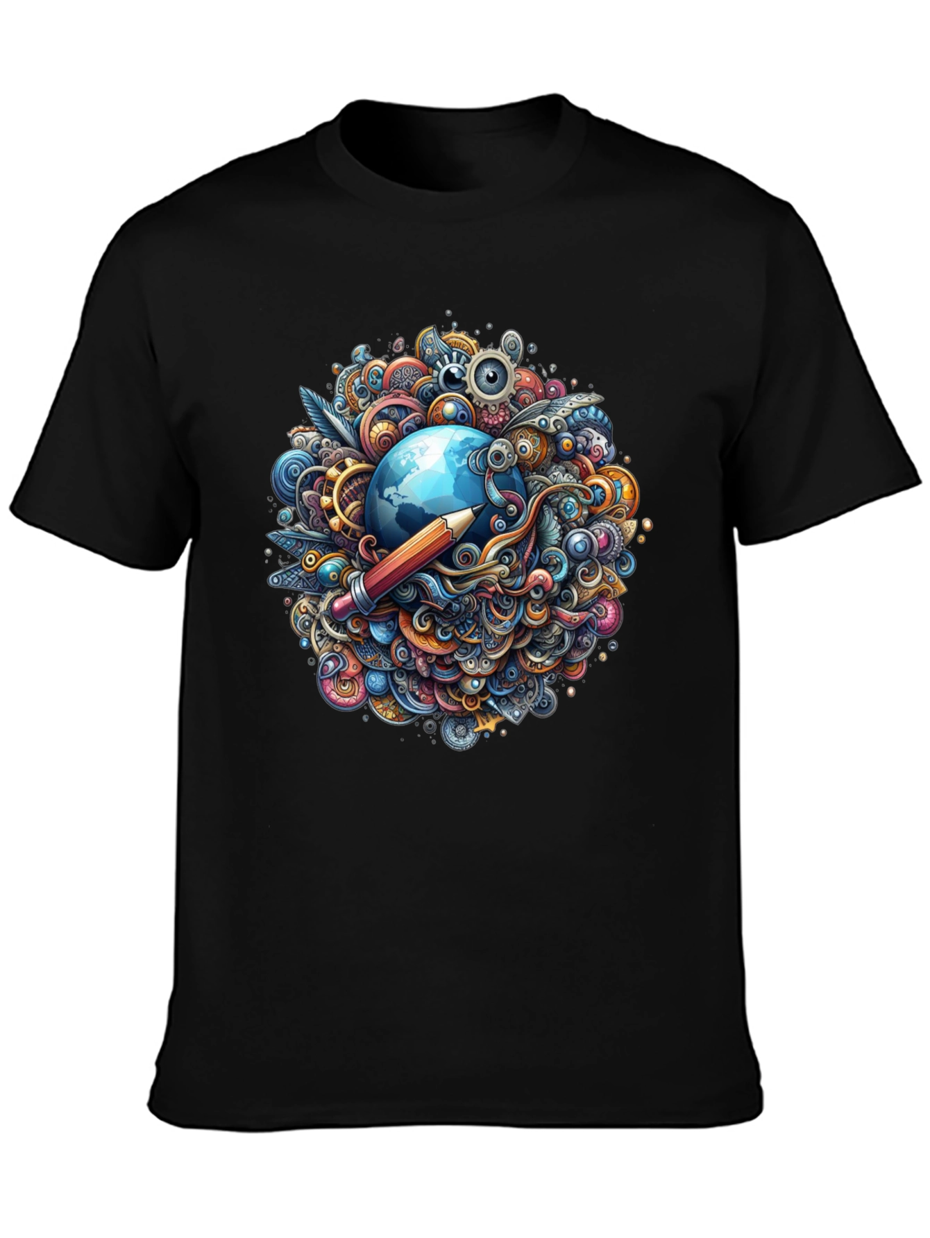 Creative World Black T-Shirt