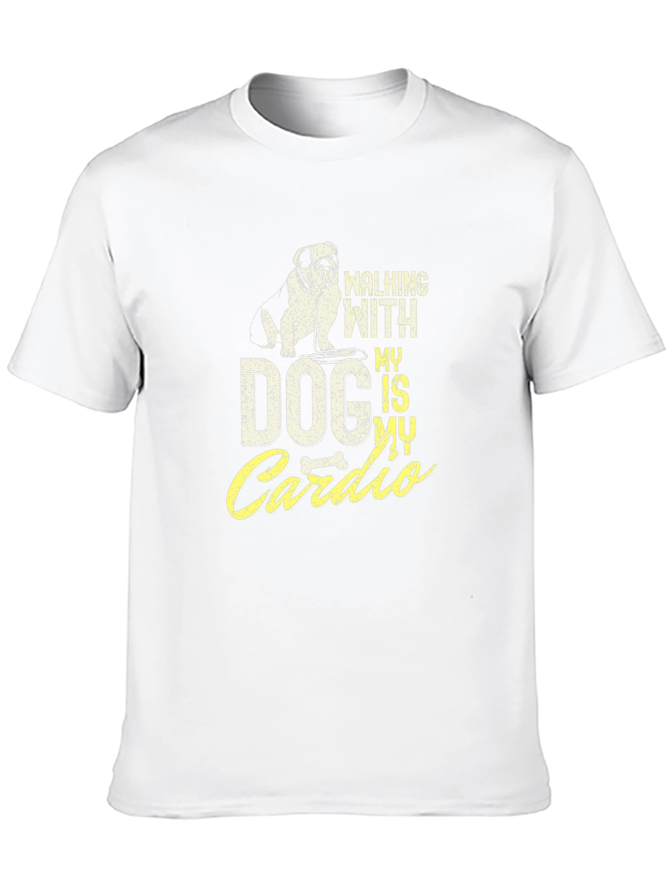 Dog Walking Cardio T-Shirt Pet Lover Tee