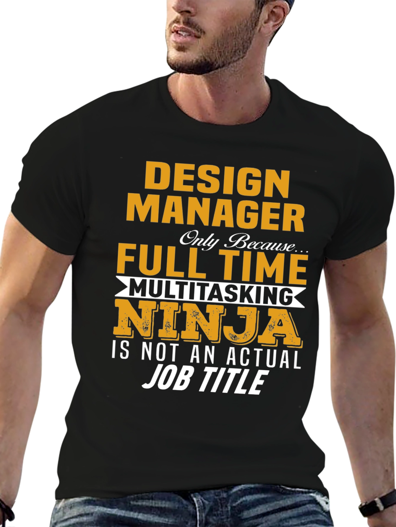 Design Manager Multitasking Ninja T-Shirt