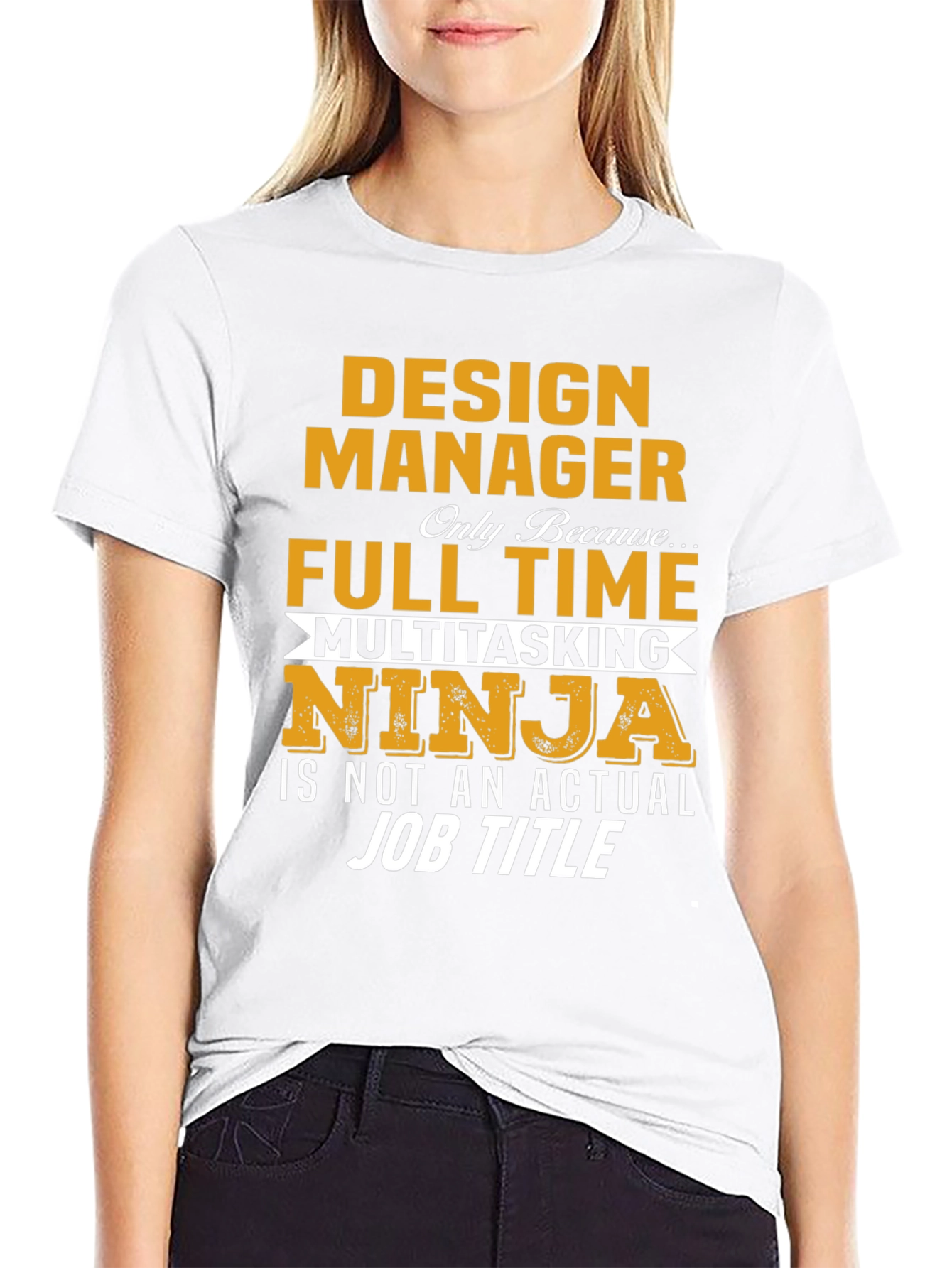 Design Manager Multitasking Ninja T-Shirt