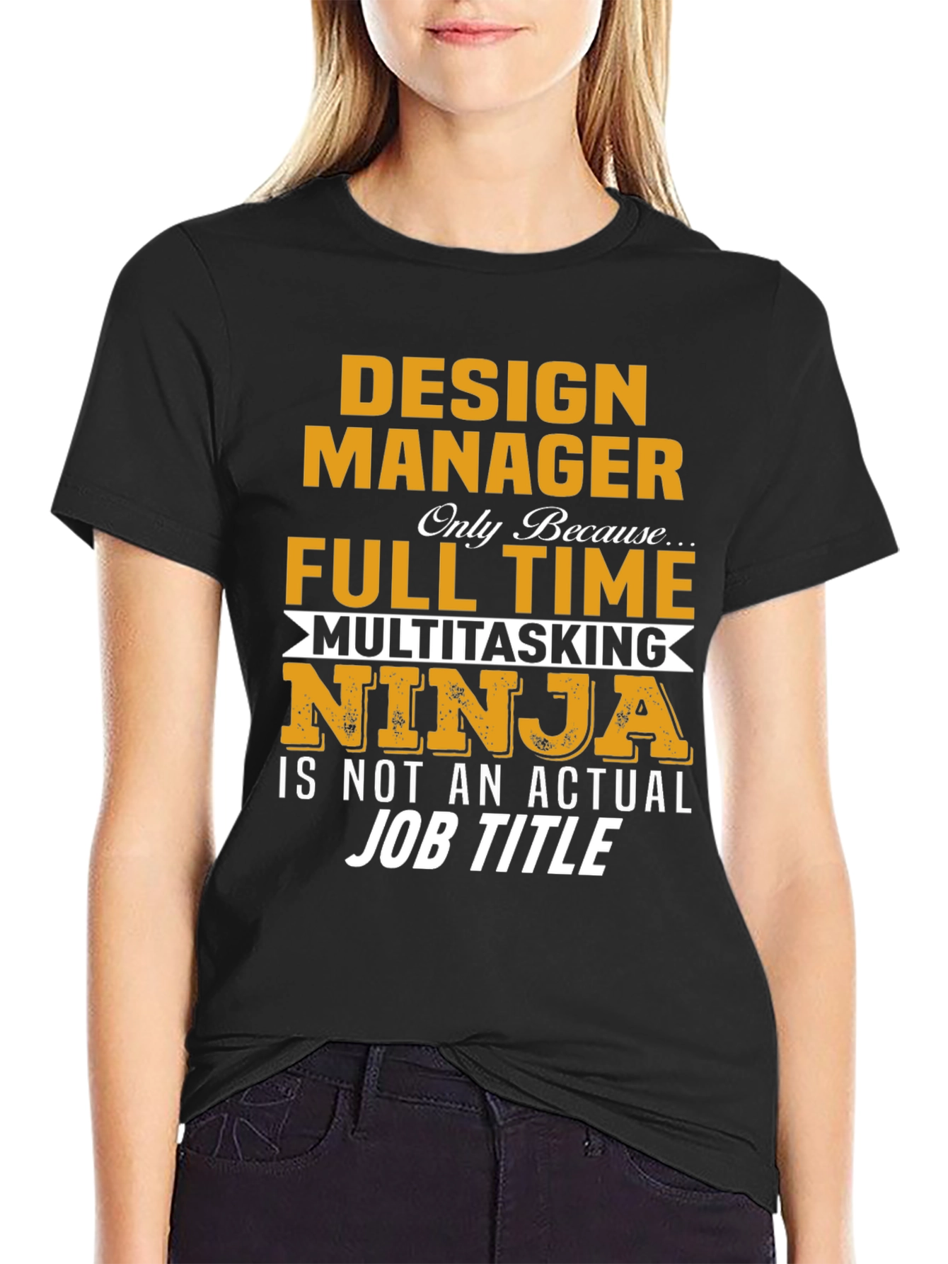 Design Manager Multitasking Ninja T-Shirt