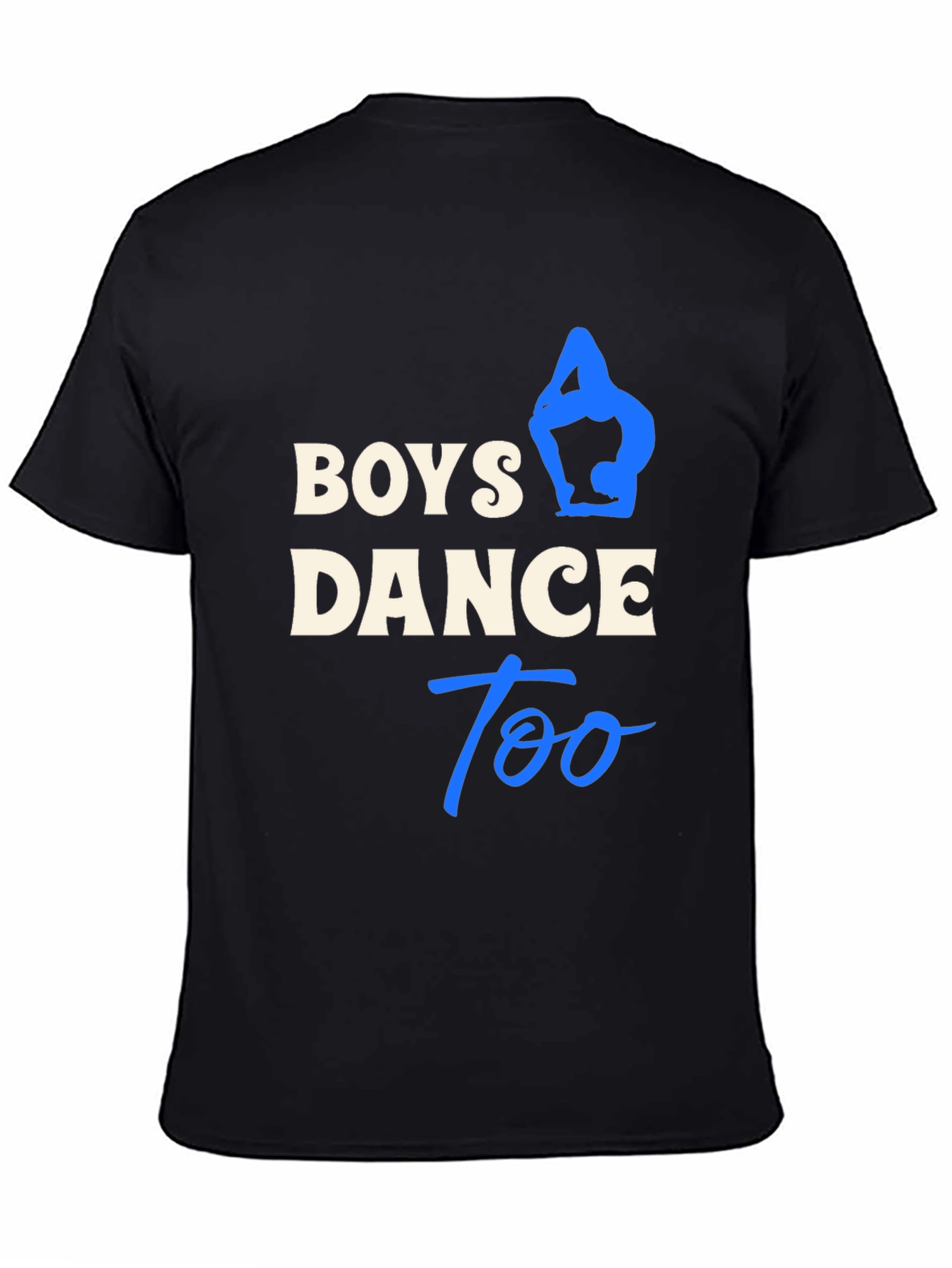 Boys Dance Too Black T-Shirt