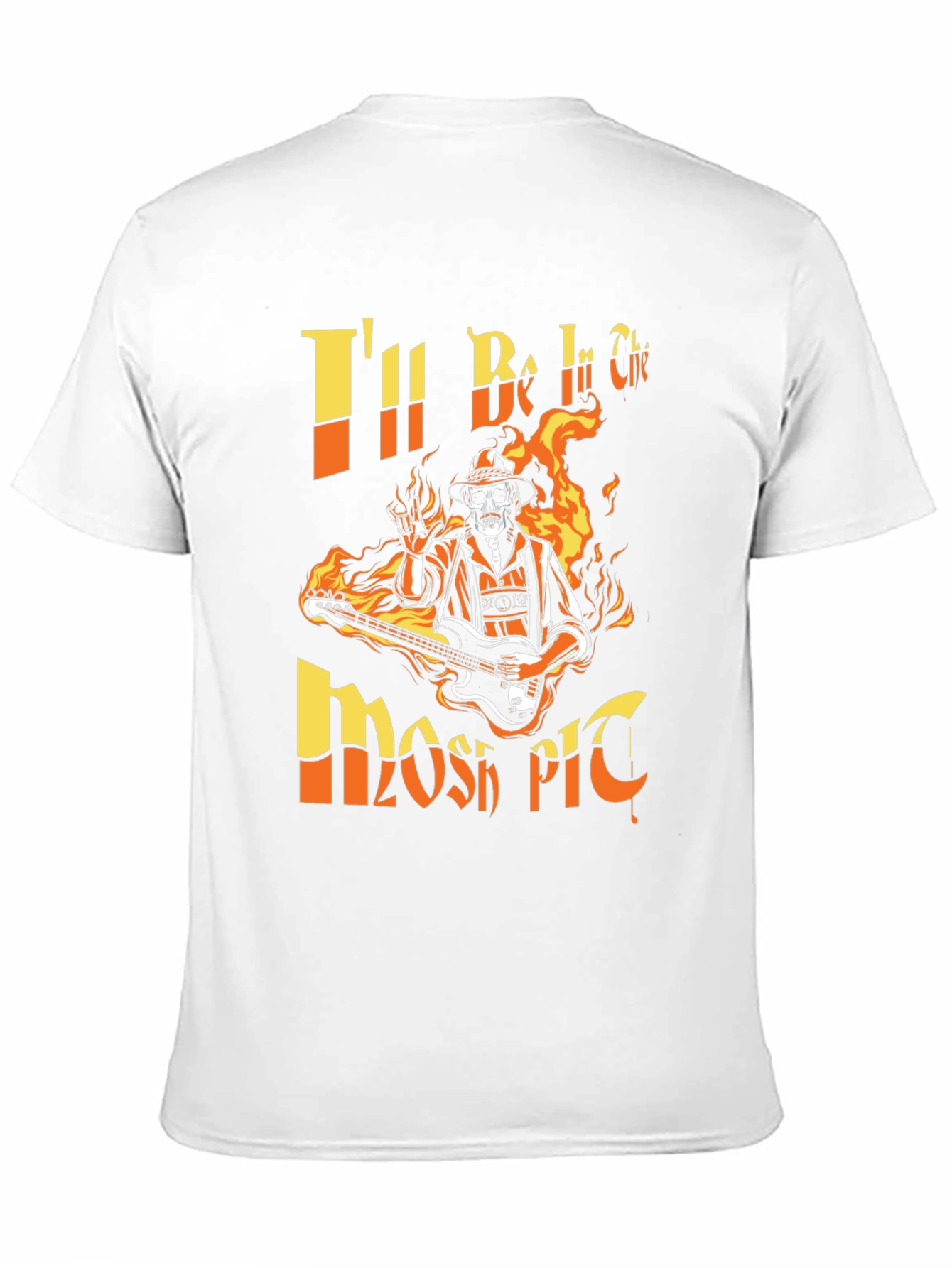 Rock On! Skeleton Guitarist Graphic Tee