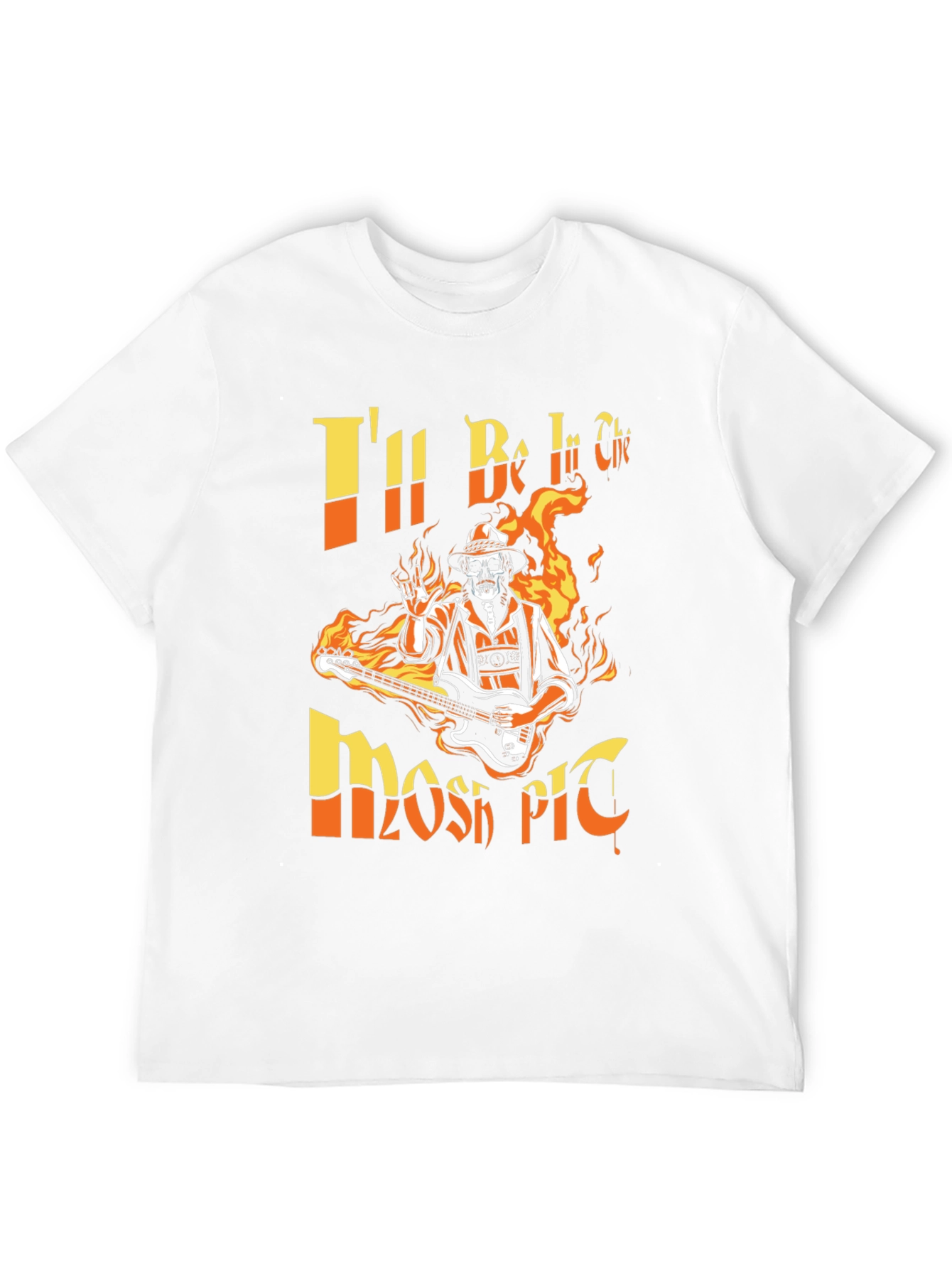 Rock On! Skeleton Guitarist Graphic Tee