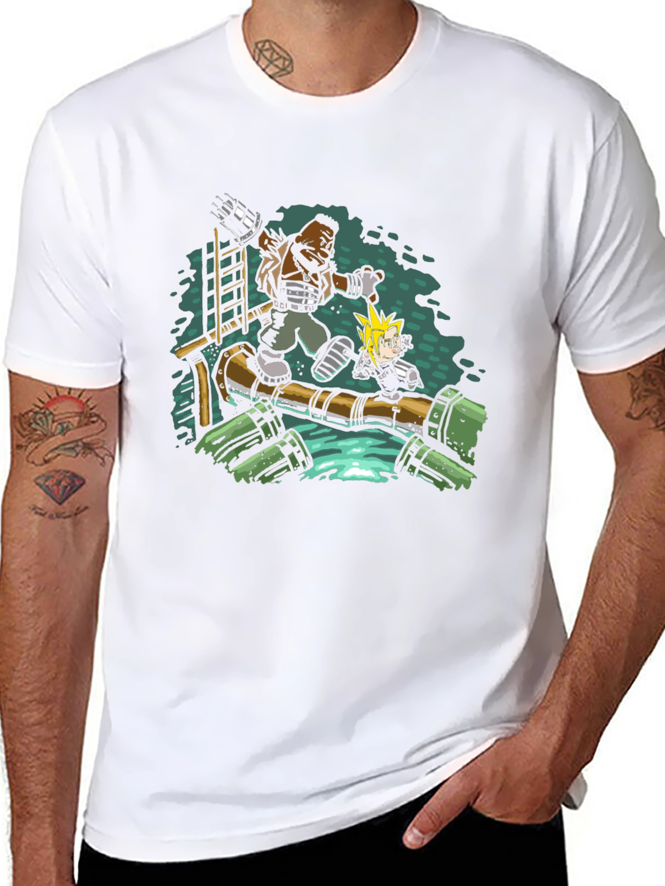 FFVII Midgar Escape T-Shirt