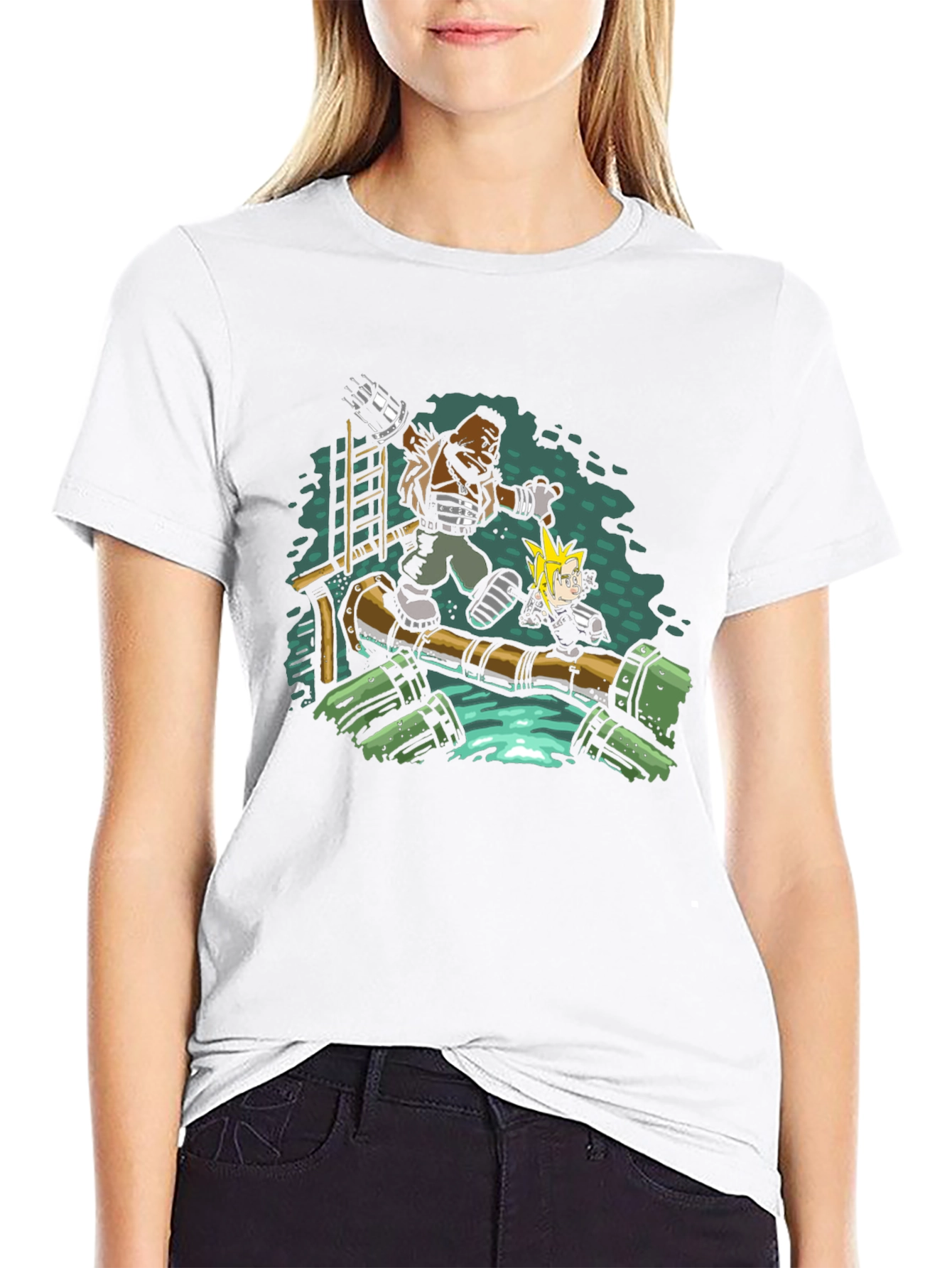 FFVII Midgar Escape T-Shirt