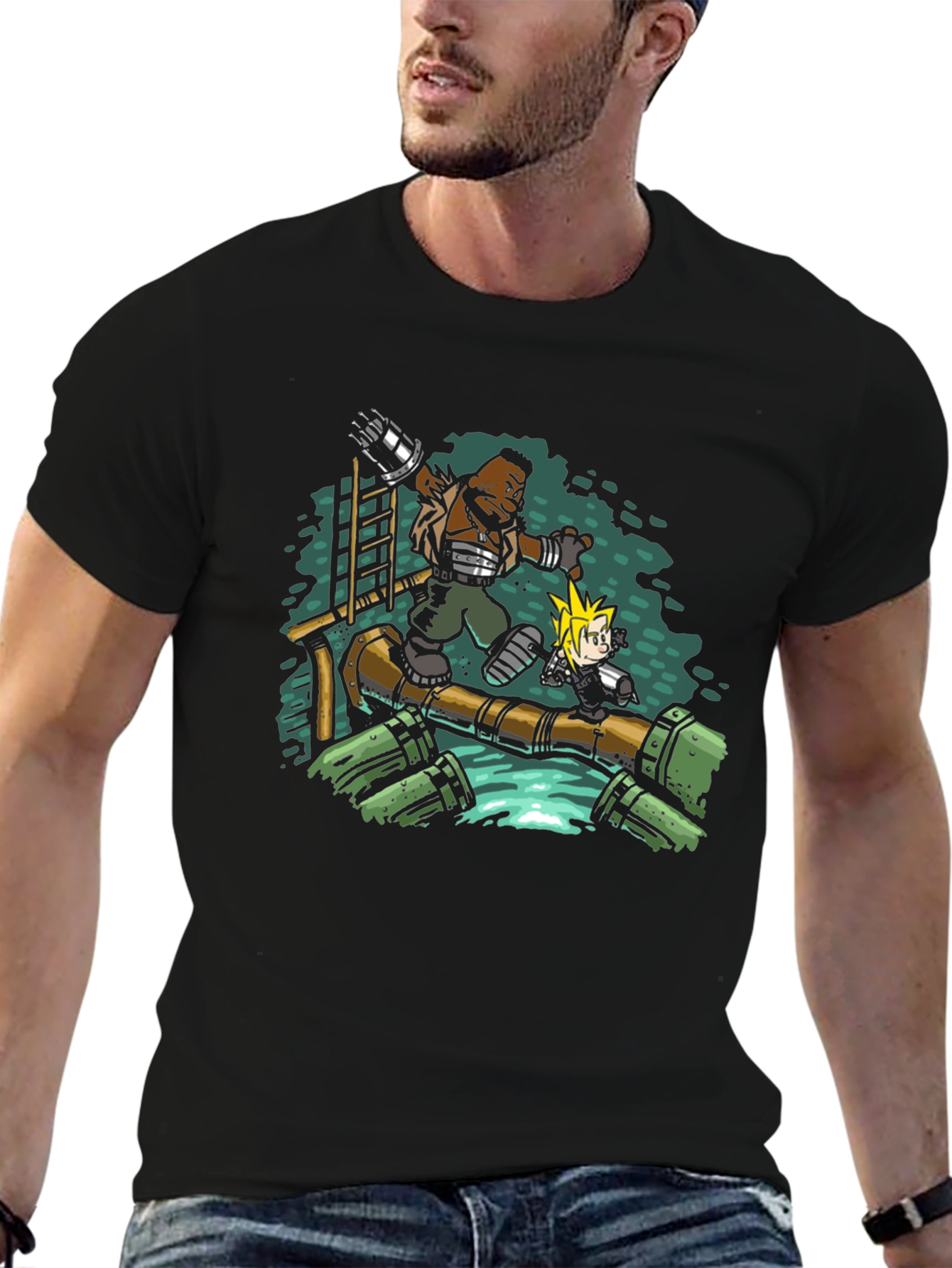 FFVII Midgar Escape T-Shirt