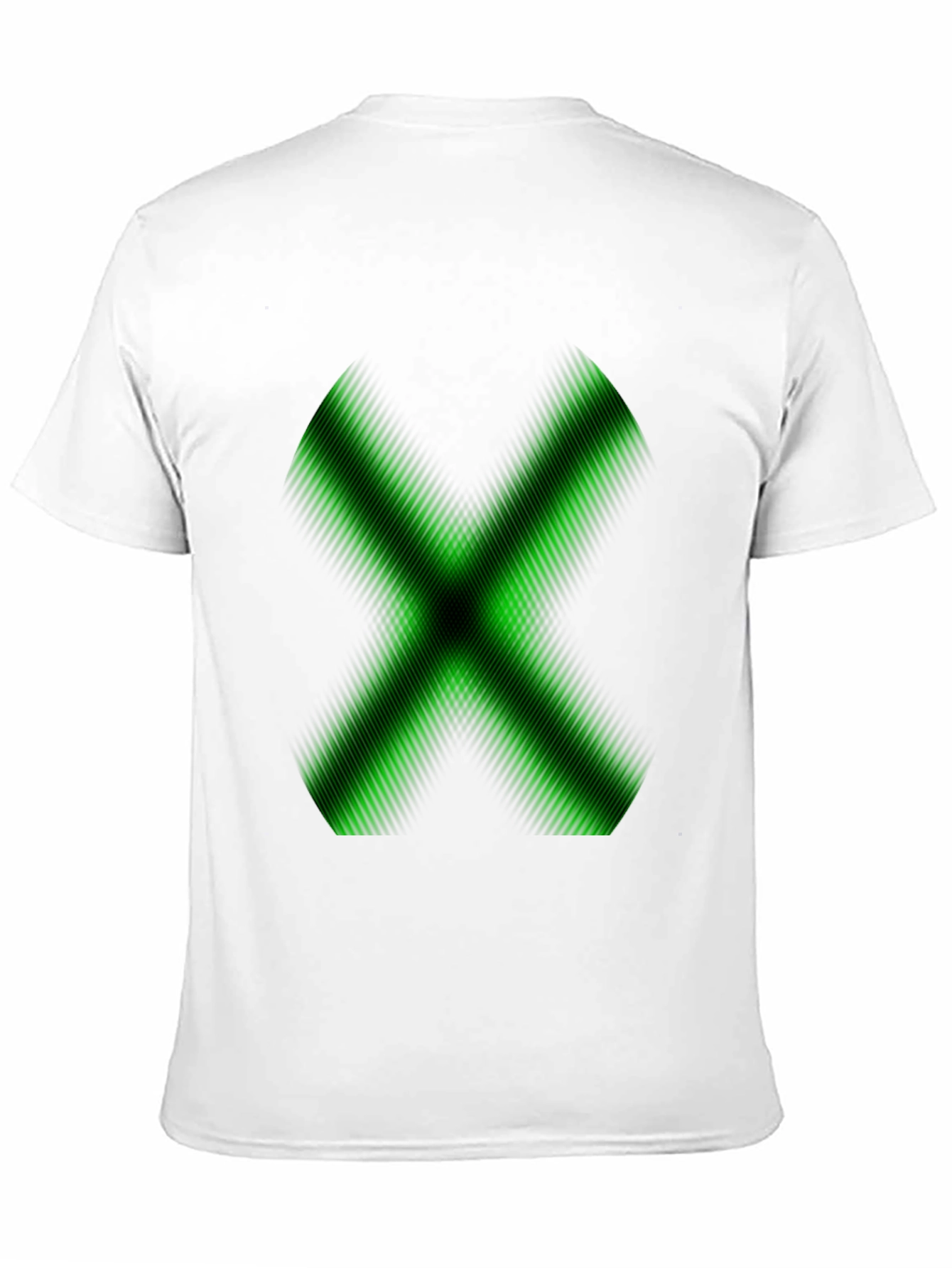 Green X Graphic Black T-Shirt - Gamer Style