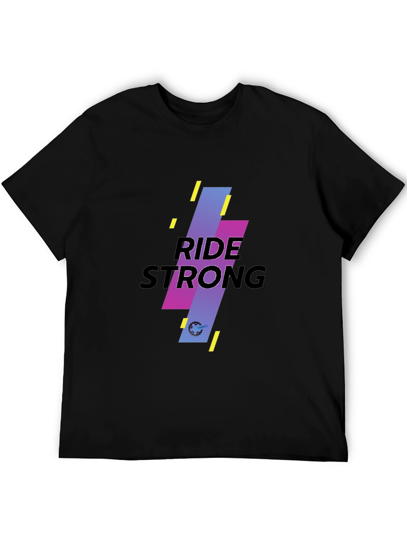 Ride Strong Black Graphic Tee