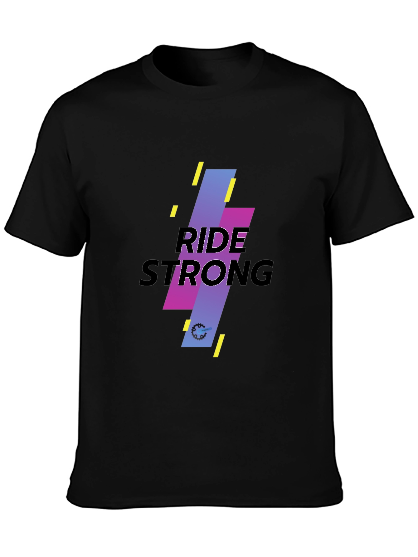 Ride Strong Black Graphic Tee