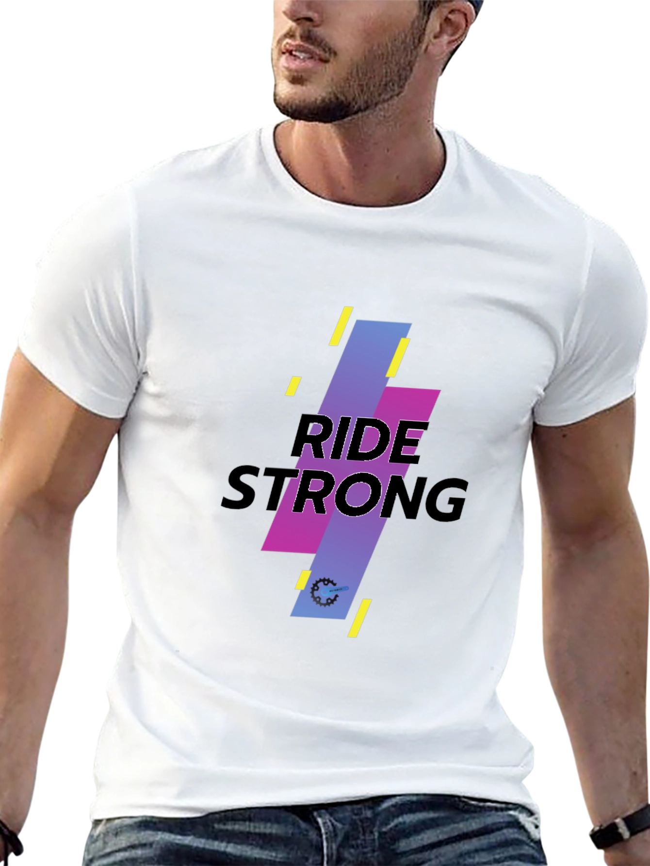 Ride Strong Black Graphic Tee