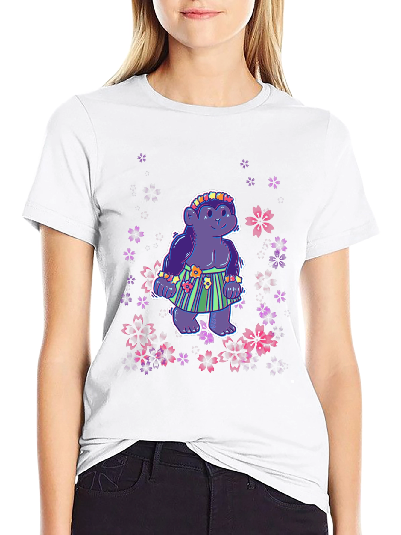 Troll Hula Dancer Graphic Tee