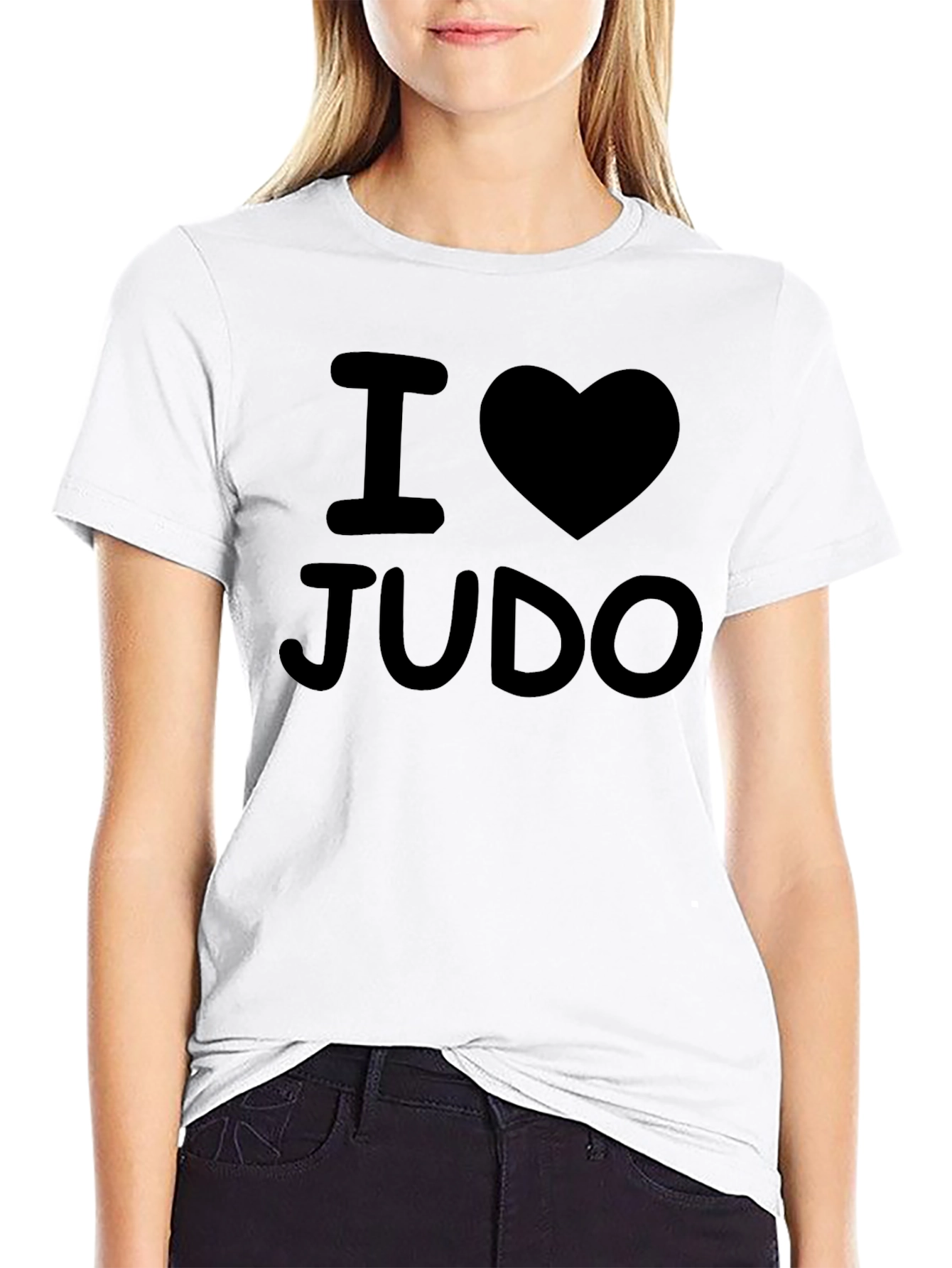 I Heart Judo T-Shirt - Black