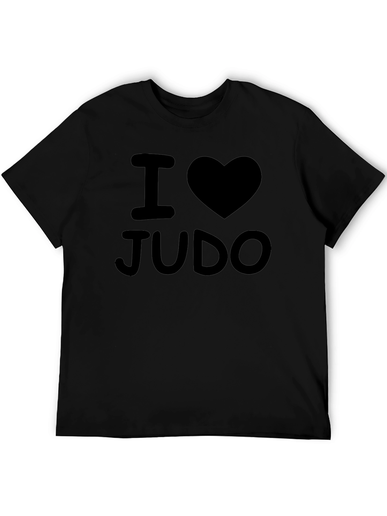 I Heart Judo T-Shirt - Black