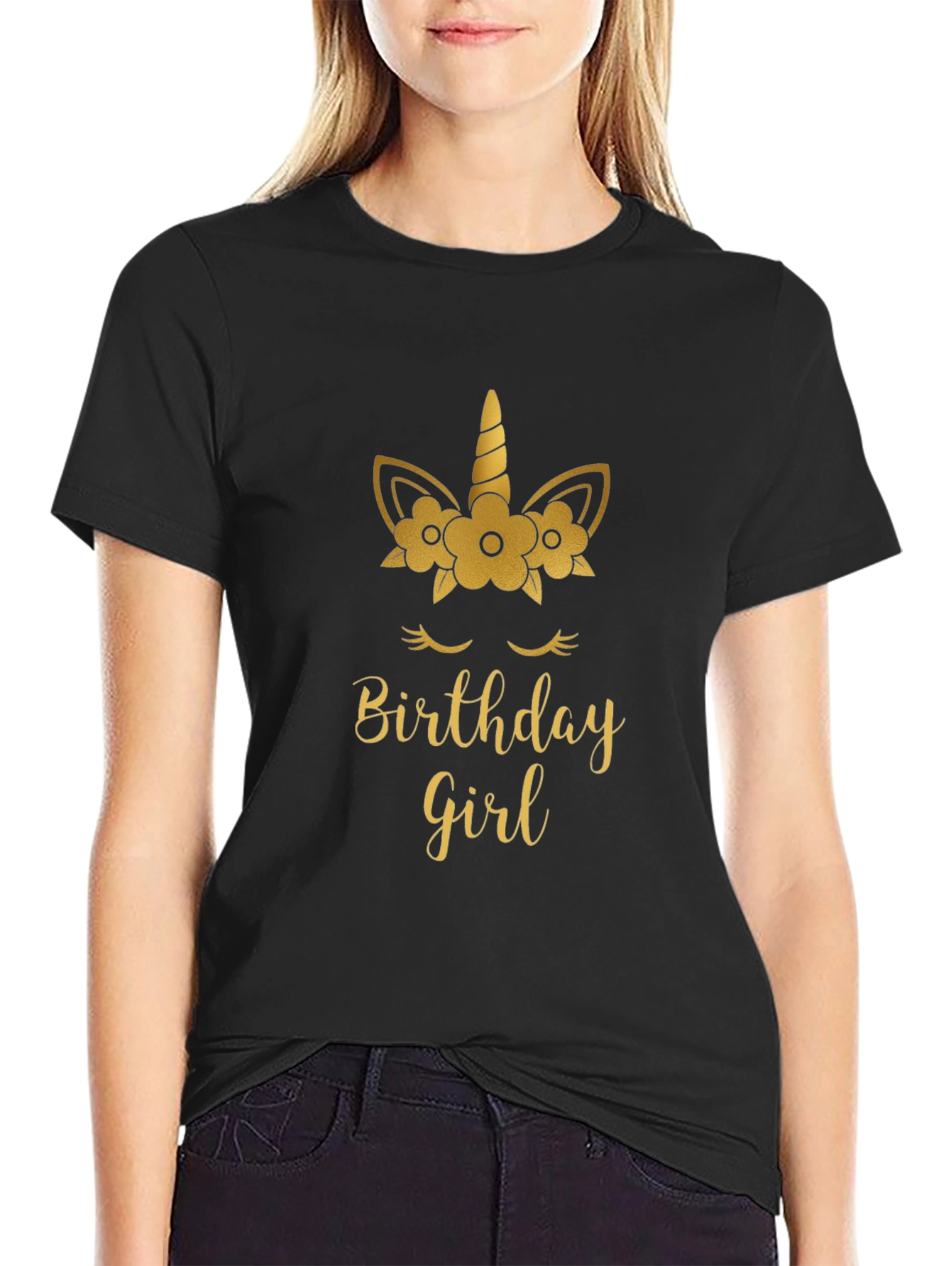 Birthday Girl Unicorn T-Shirt