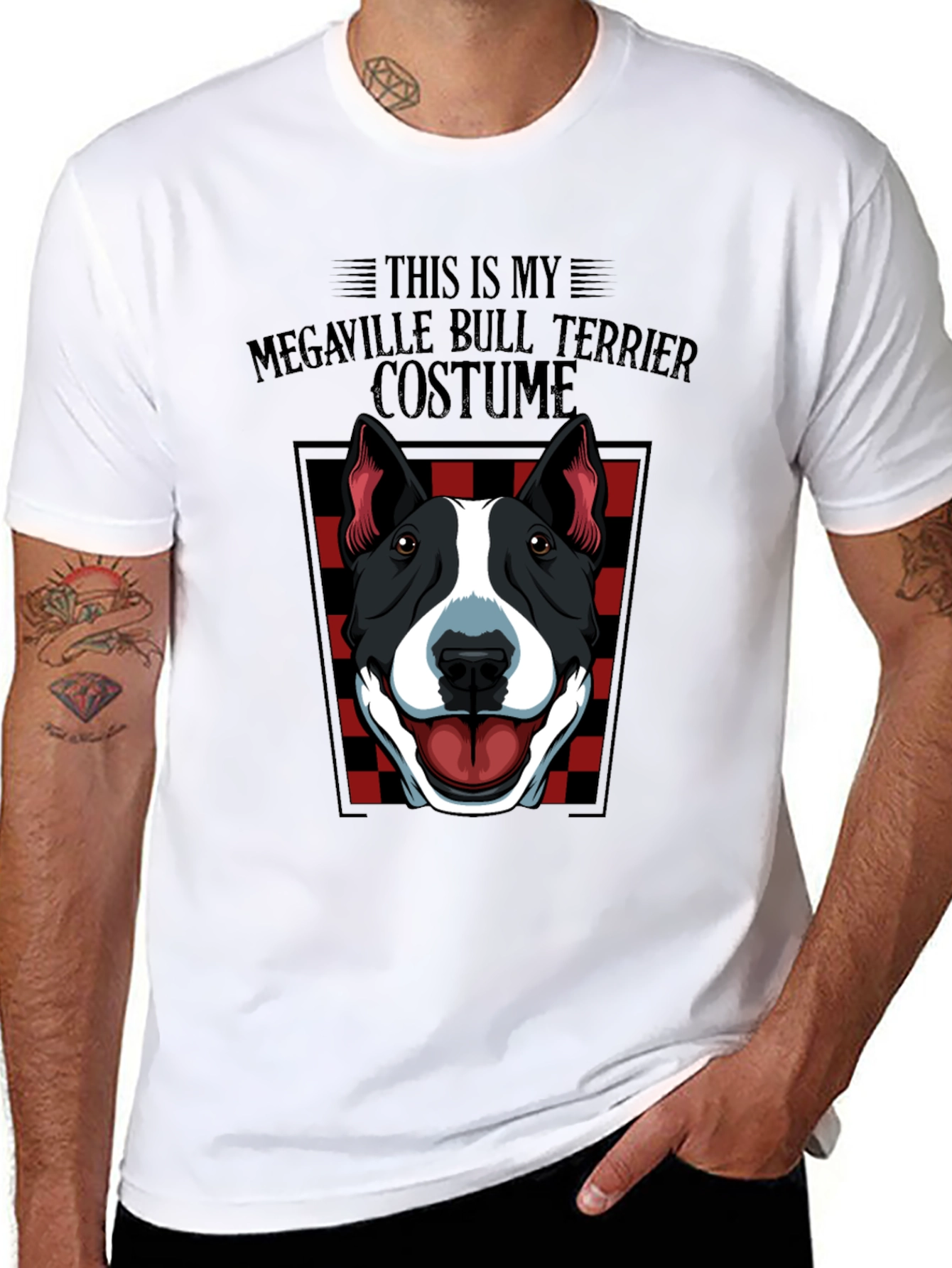 Megaville Bull Terrier Costume T-Shirt