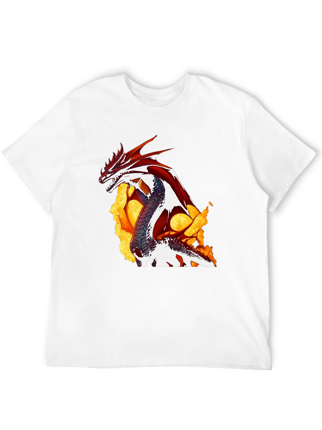 Fiery Dragon Graphic Tee - Unleash the Myth!