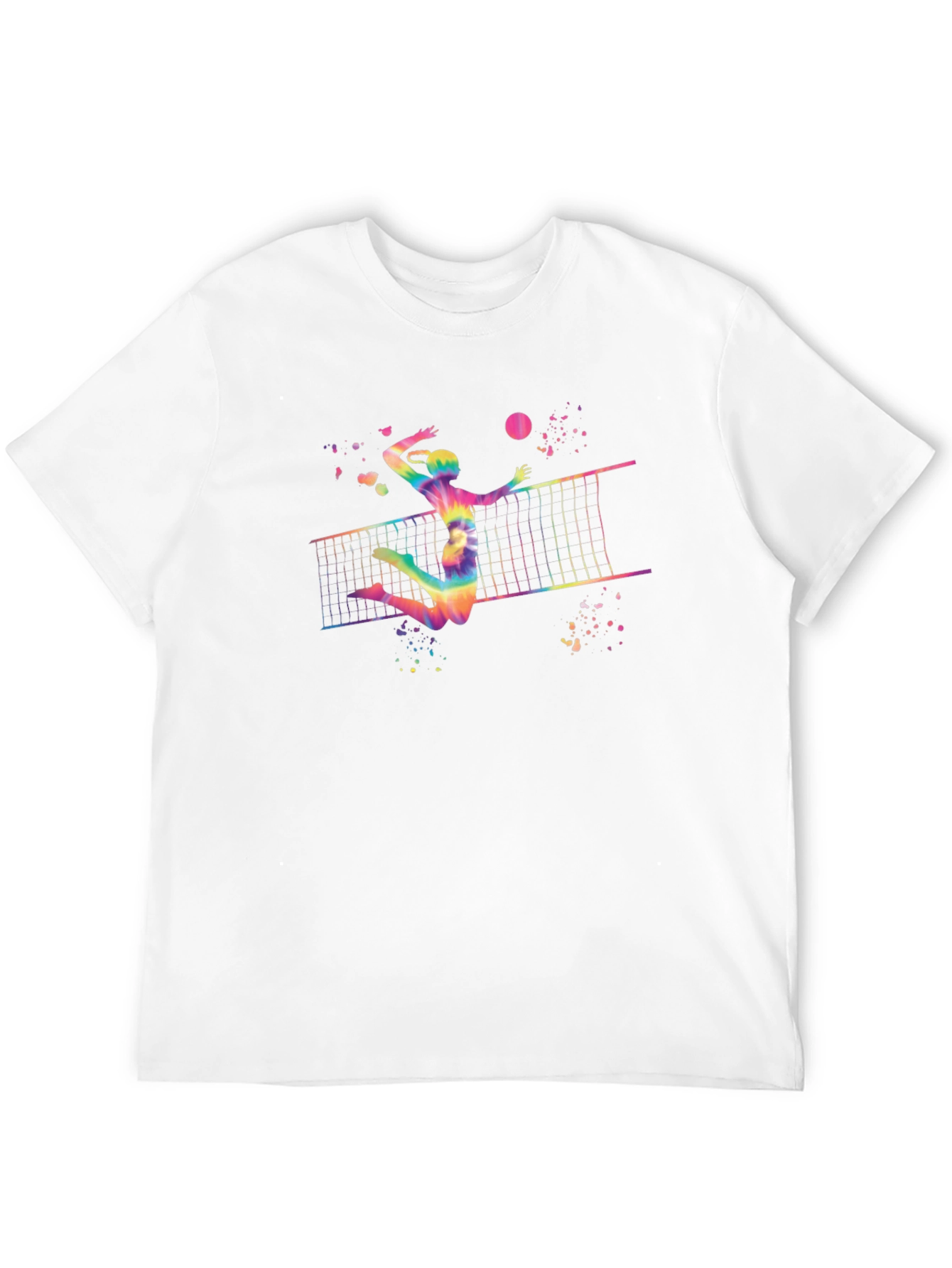 Rainbow Volleyball Player T-Shirt