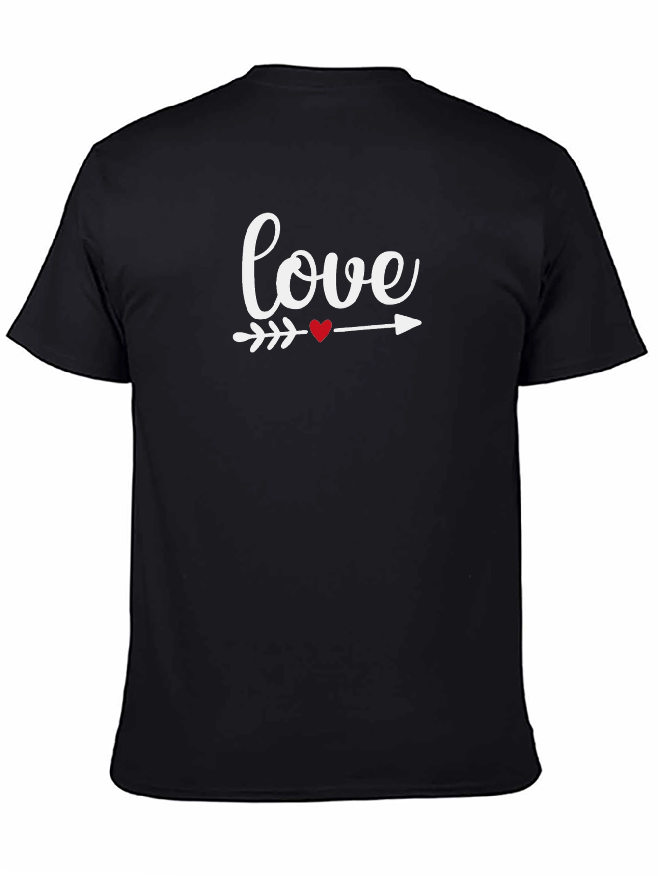 Love Arrow Graphic T-Shirt - Black