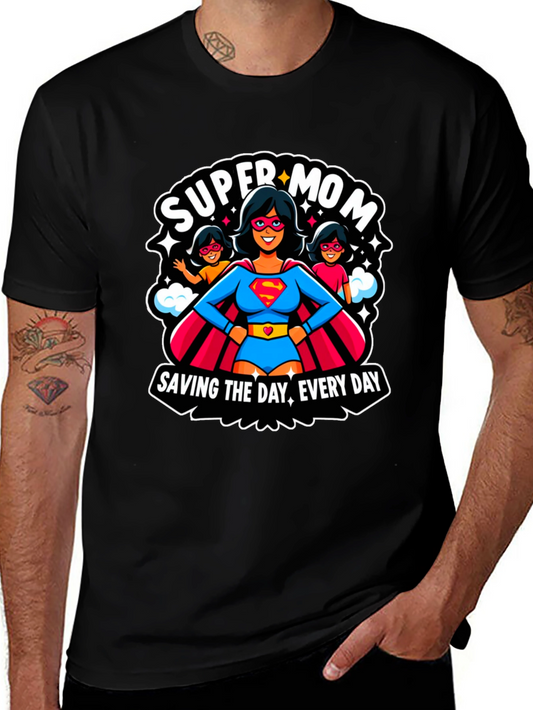 Super Mom Graphic Tee - Everyday Hero T-Shirt