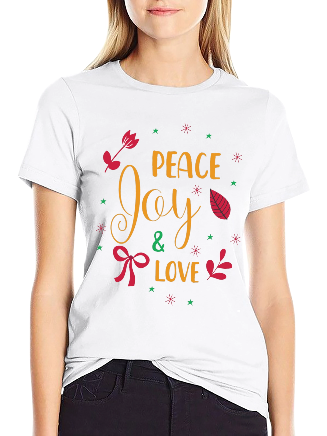 Peace Joy & Love Holiday T-Shirt