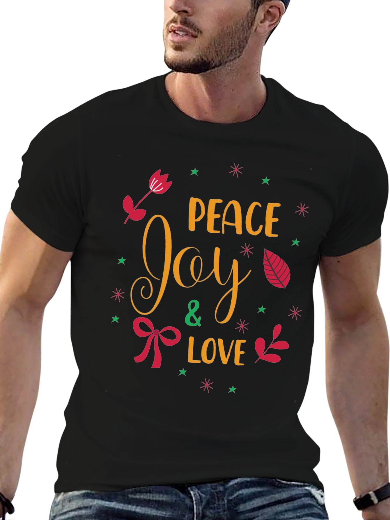 Peace Joy & Love Holiday T-Shirt