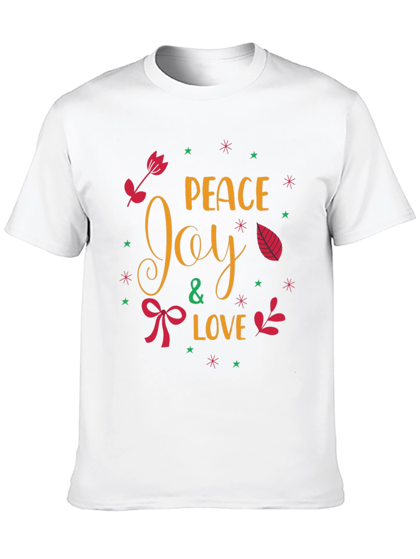Peace Joy & Love Holiday T-Shirt